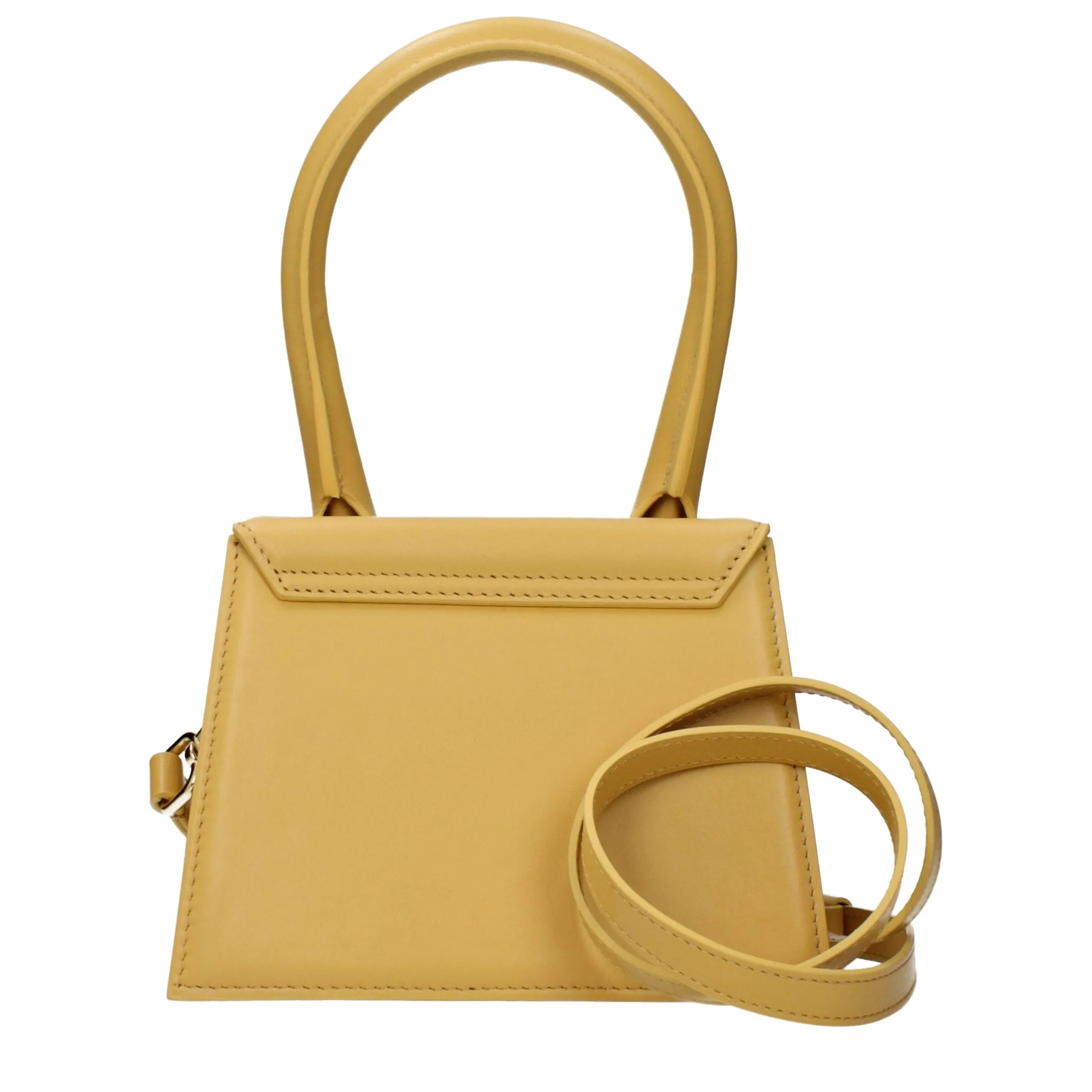 Jacquemus Yellow Leather Handbag sold by Siebentaschen product image thumbnail 3
