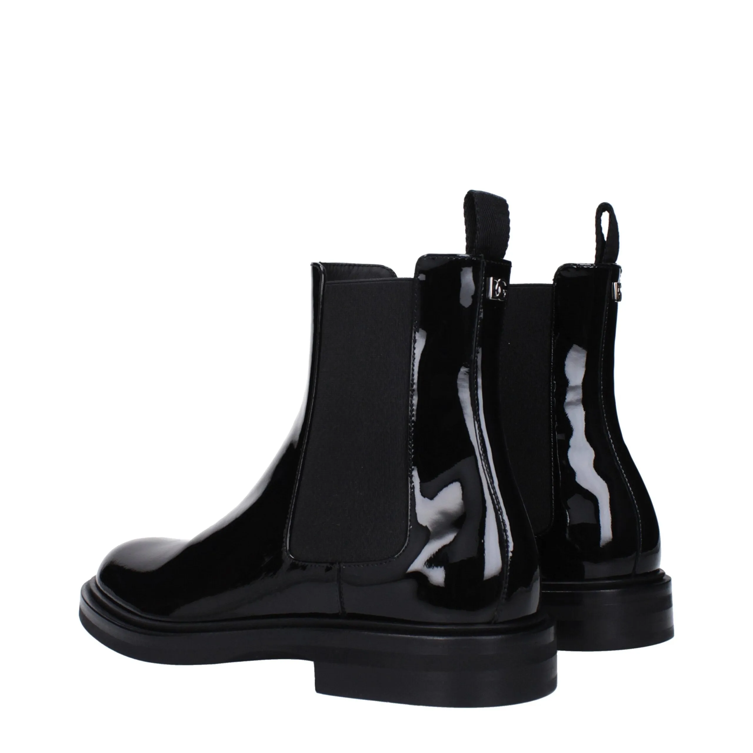 Dolce & Gabbana Black Leather Ankle Boots sold by Siebentaschen product image thumbnail 4