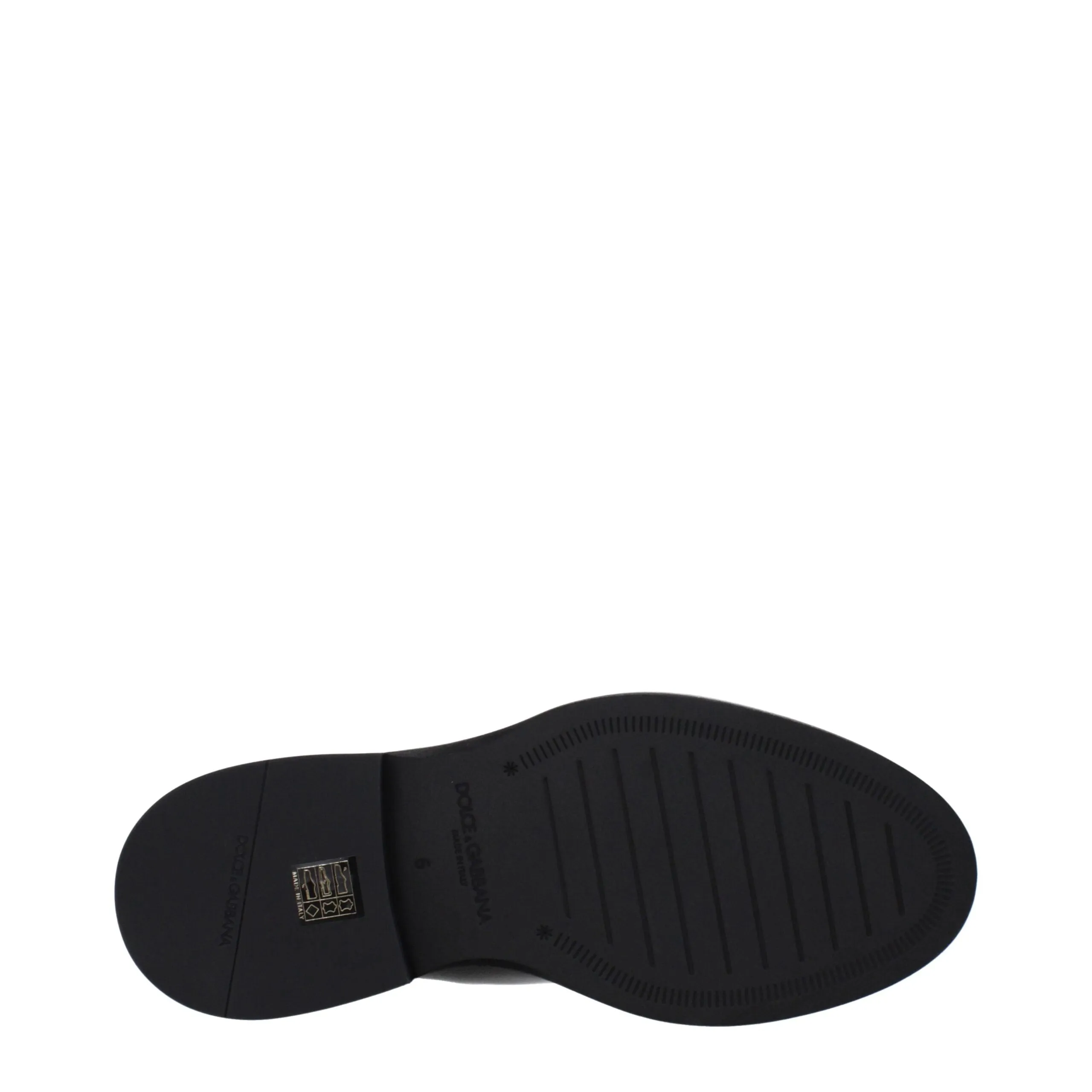 Dolce & Gabbana Black Leather Ankle Boots sold by Siebentaschen product image thumbnail 5