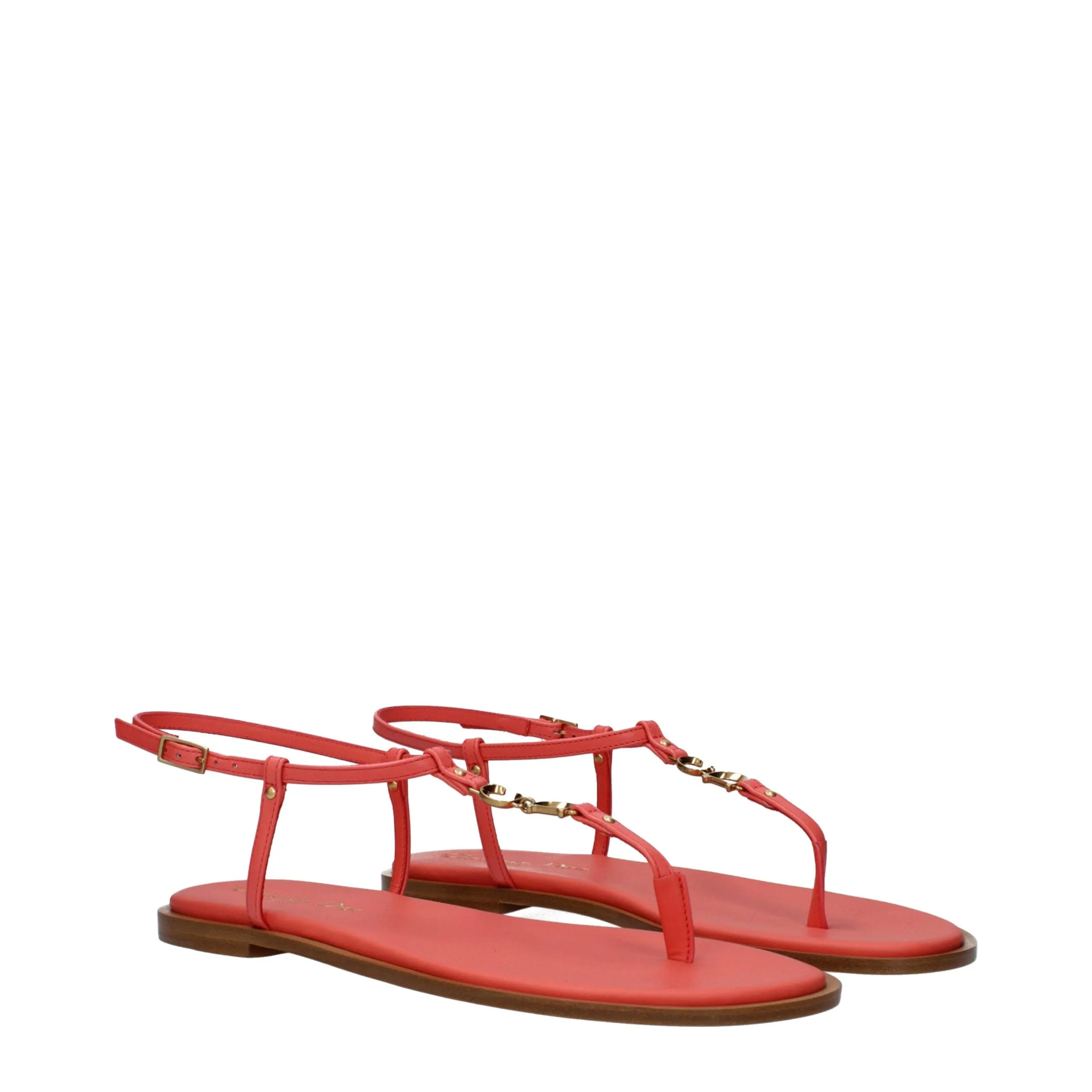 Christian Dior Pink Leather Flip-Flop Sandals sold by Siebentaschen product image thumbnail 2