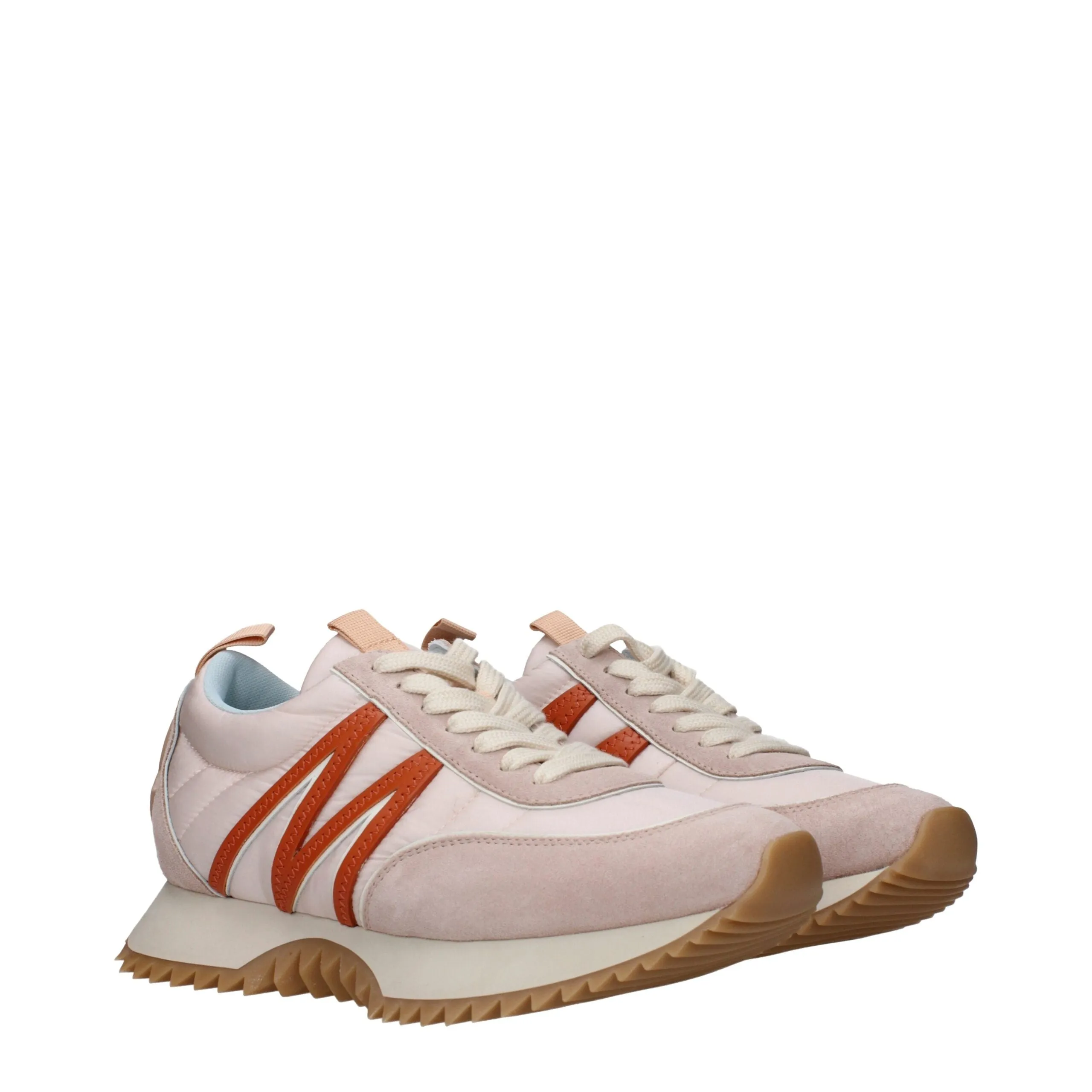 Moncler Pink Fabric Chunky Sneakers sold by Siebentaschen product image thumbnail 2