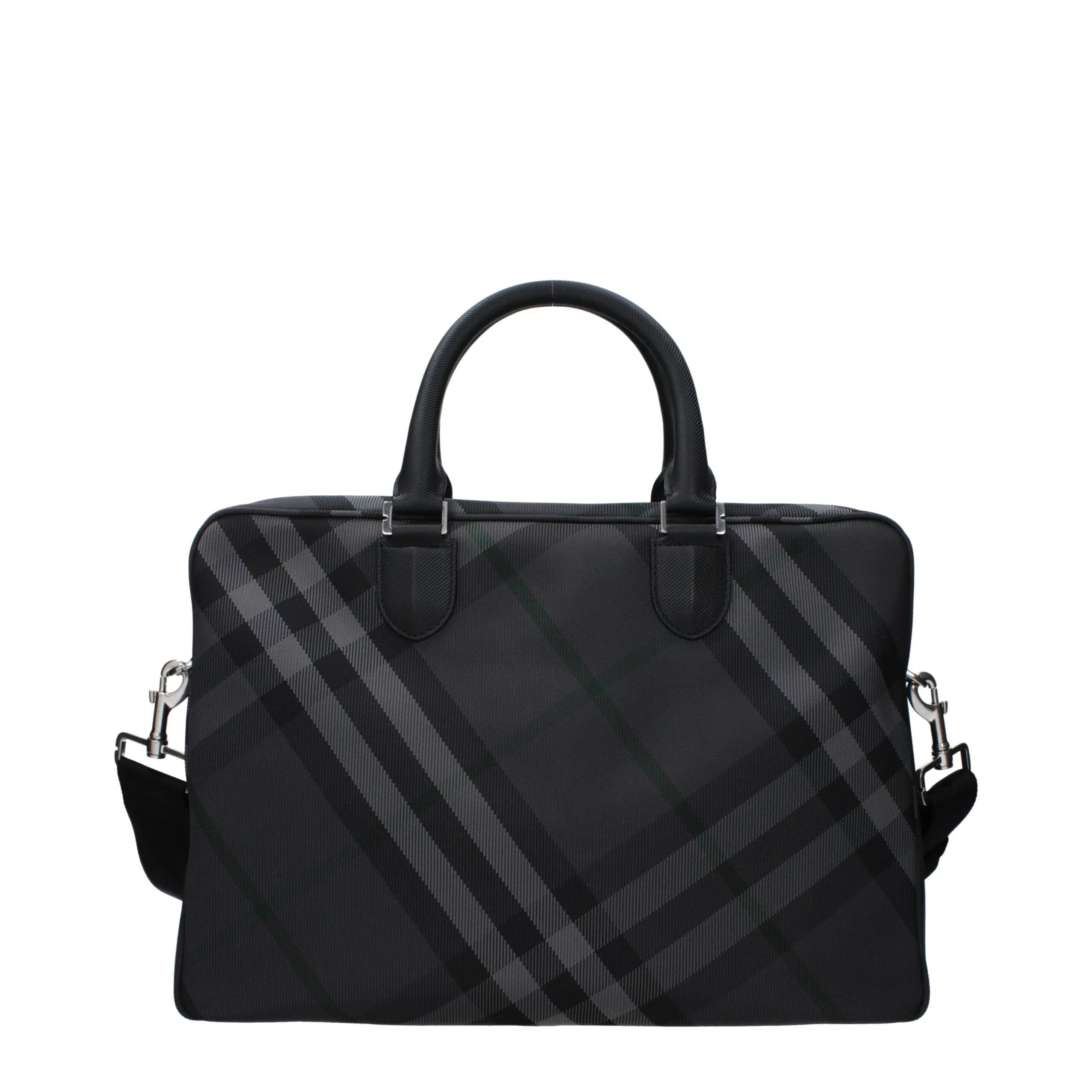 Burberry Gray Fabric Business And Laptop Bag sold by Siebentaschen product image thumbnail 3