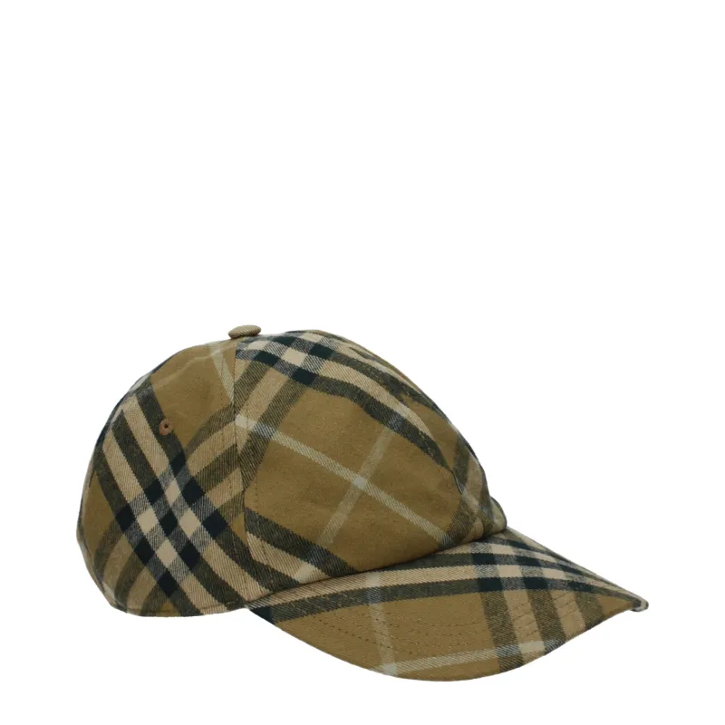 Burberry Green Cotton Cap (Baseball Hat) sold by Siebentaschen