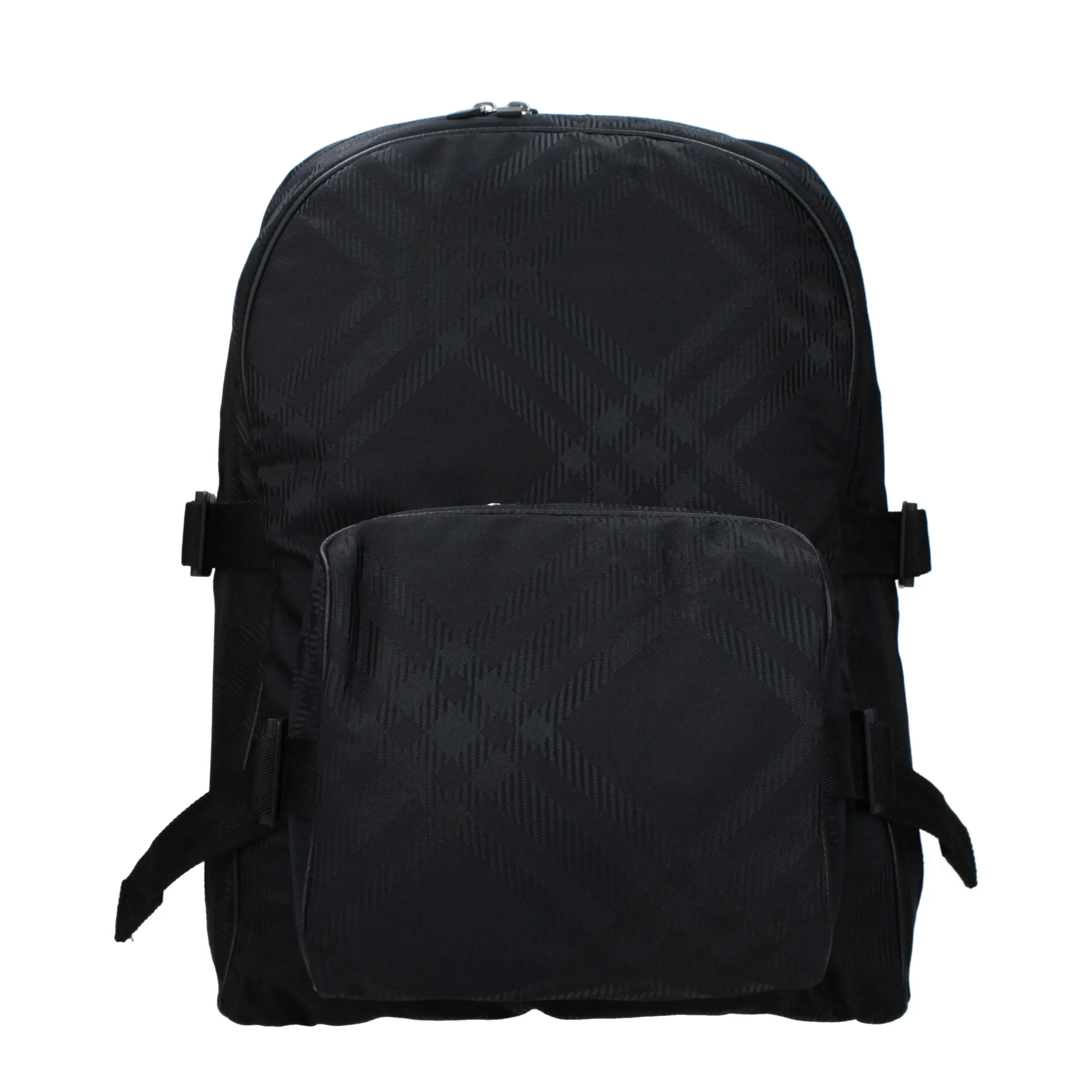Burberry Black Fabric Backpack sold by Siebentaschen
