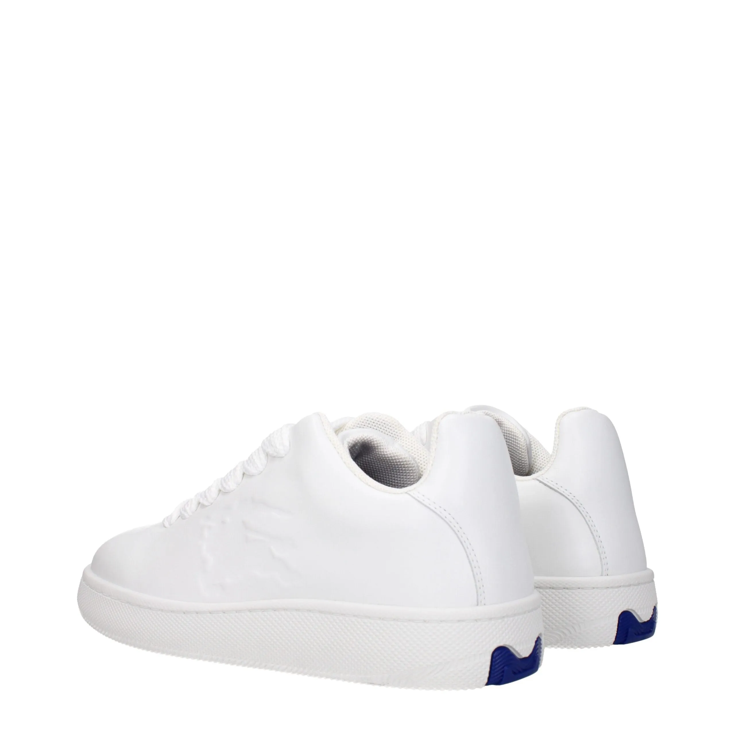 Burberry White Leather Low Top Sneakers sold by Siebentaschen product image thumbnail 4