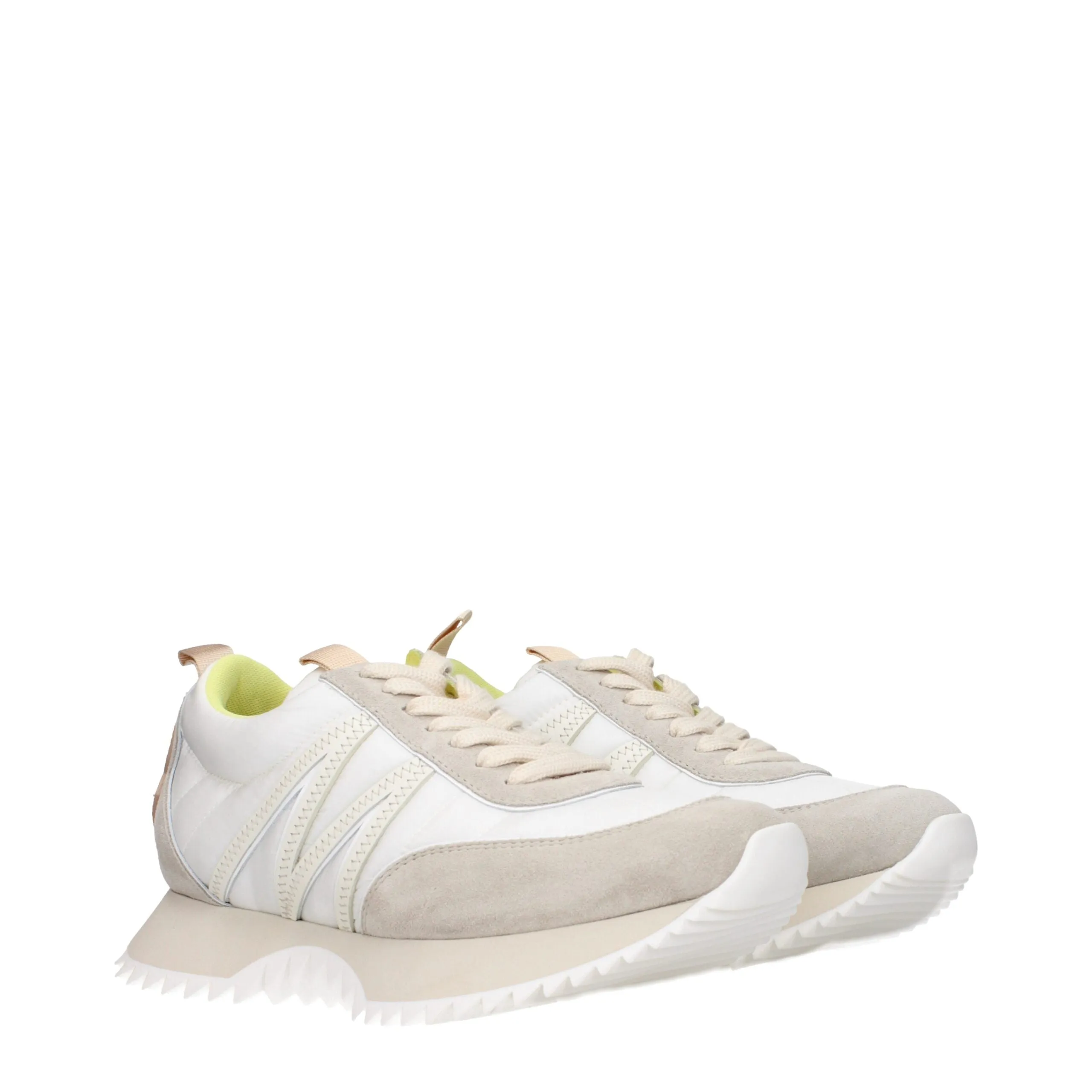 Moncler Beige Fabric Low Top Sneakers sold by Siebentaschen product image thumbnail 2