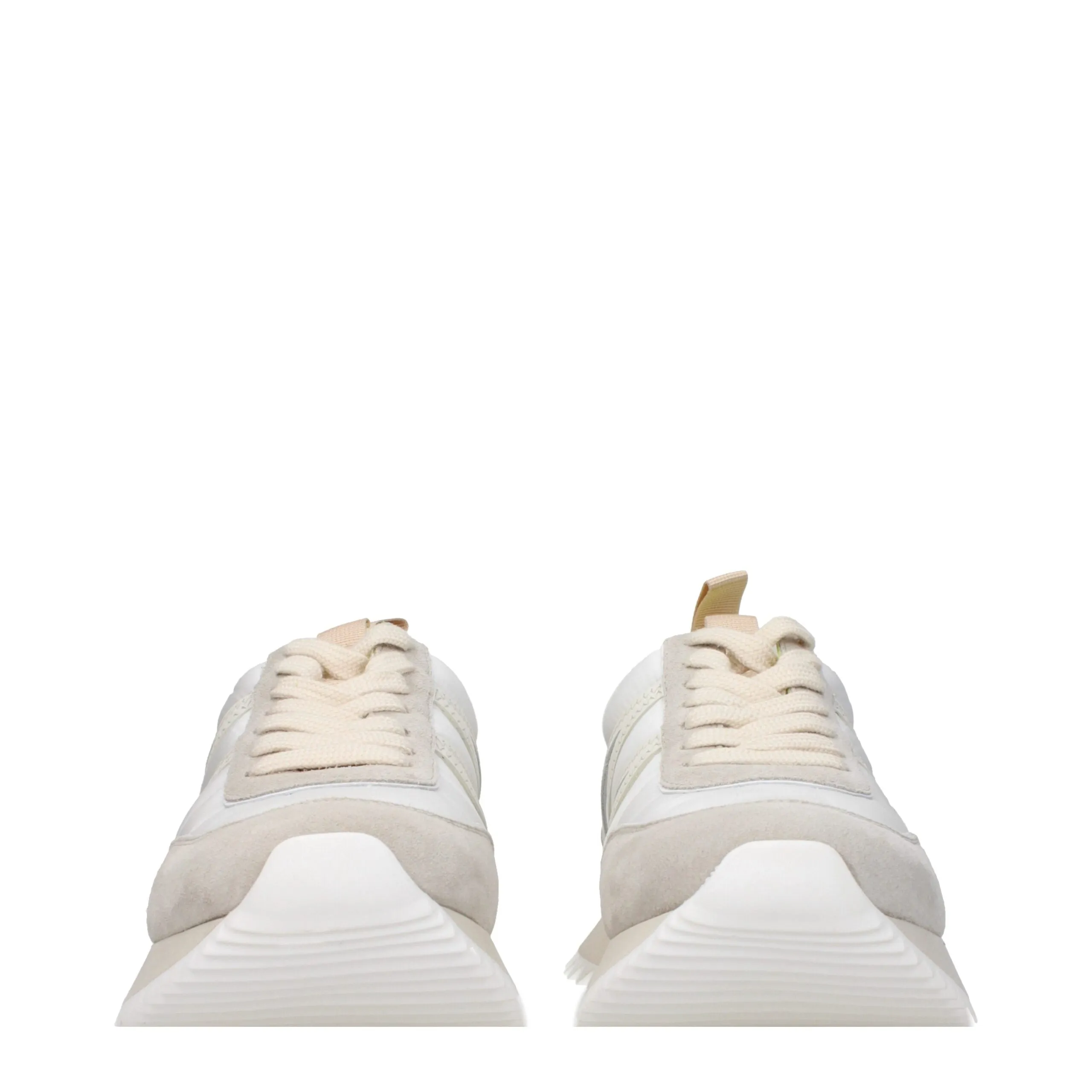 Moncler Beige Fabric Low Top Sneakers sold by Siebentaschen product image thumbnail 3