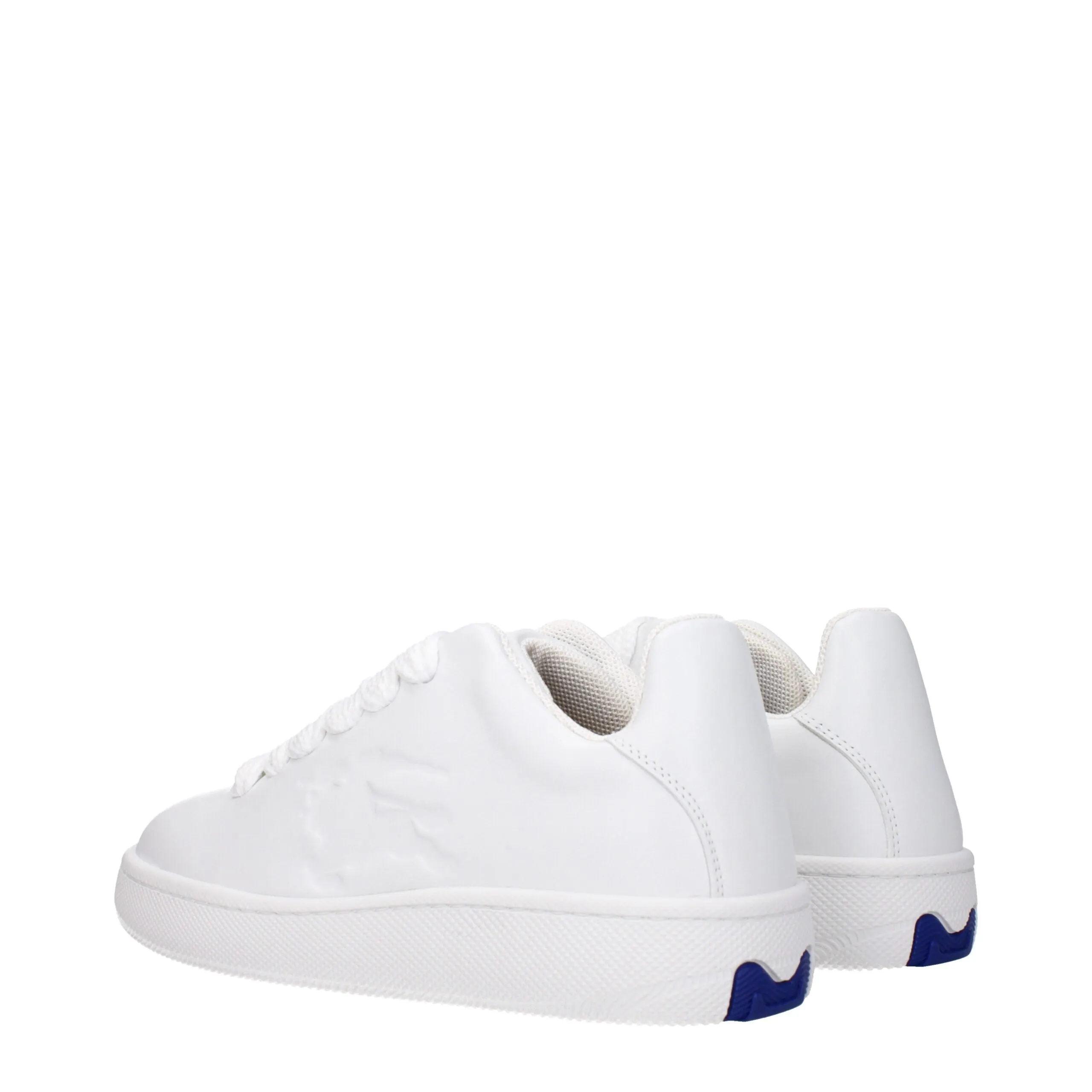 Burberry White Leather Low Top Sneakers sold by Siebentaschen product image thumbnail 4