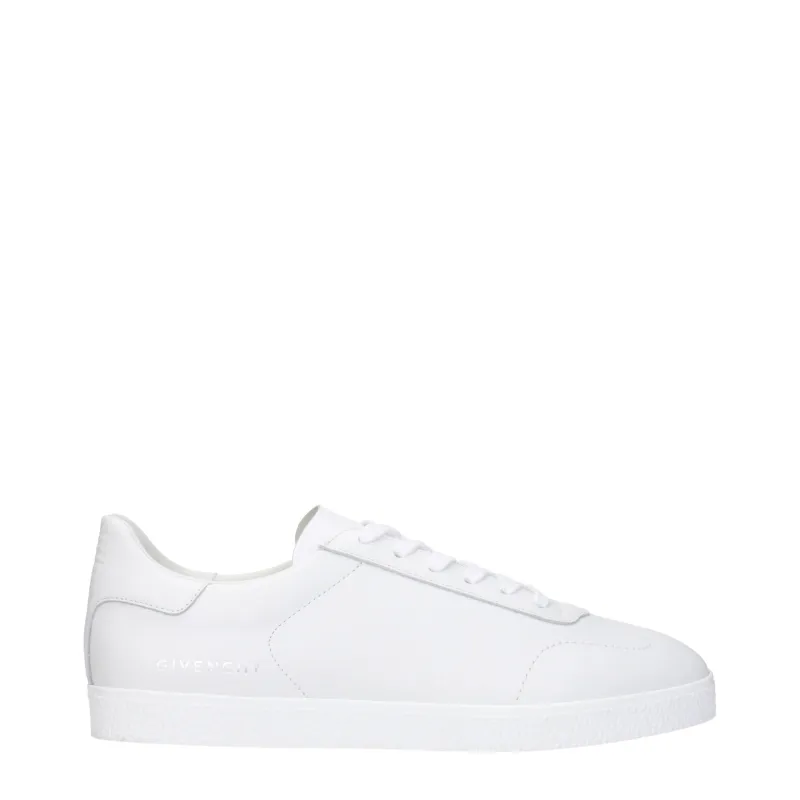 Givenchy White Leather Low Top Sneakers sold by Siebentaschen