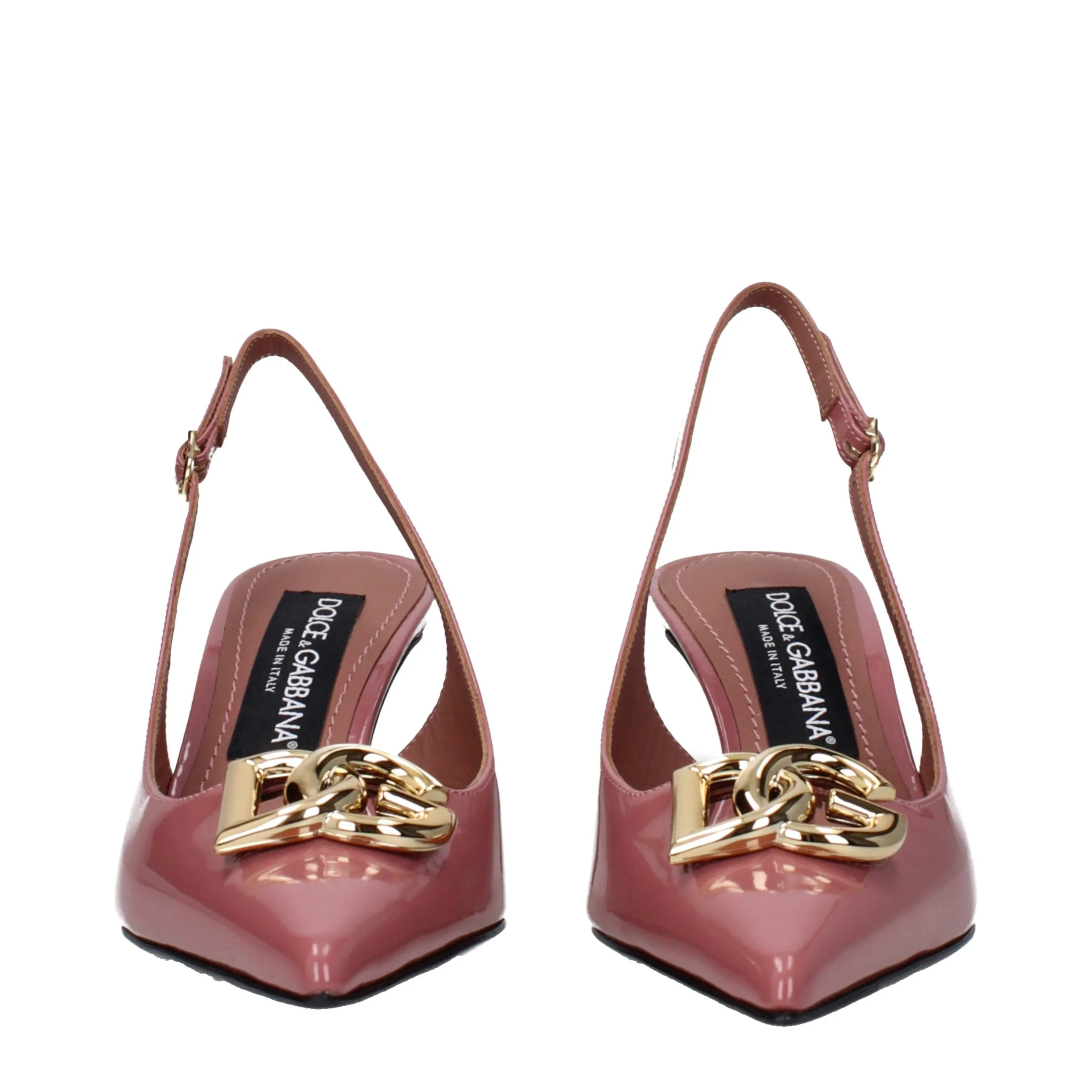 Dolce & Gabbana Pink Leather High Heel Pumps sold by Siebentaschen product image thumbnail 3