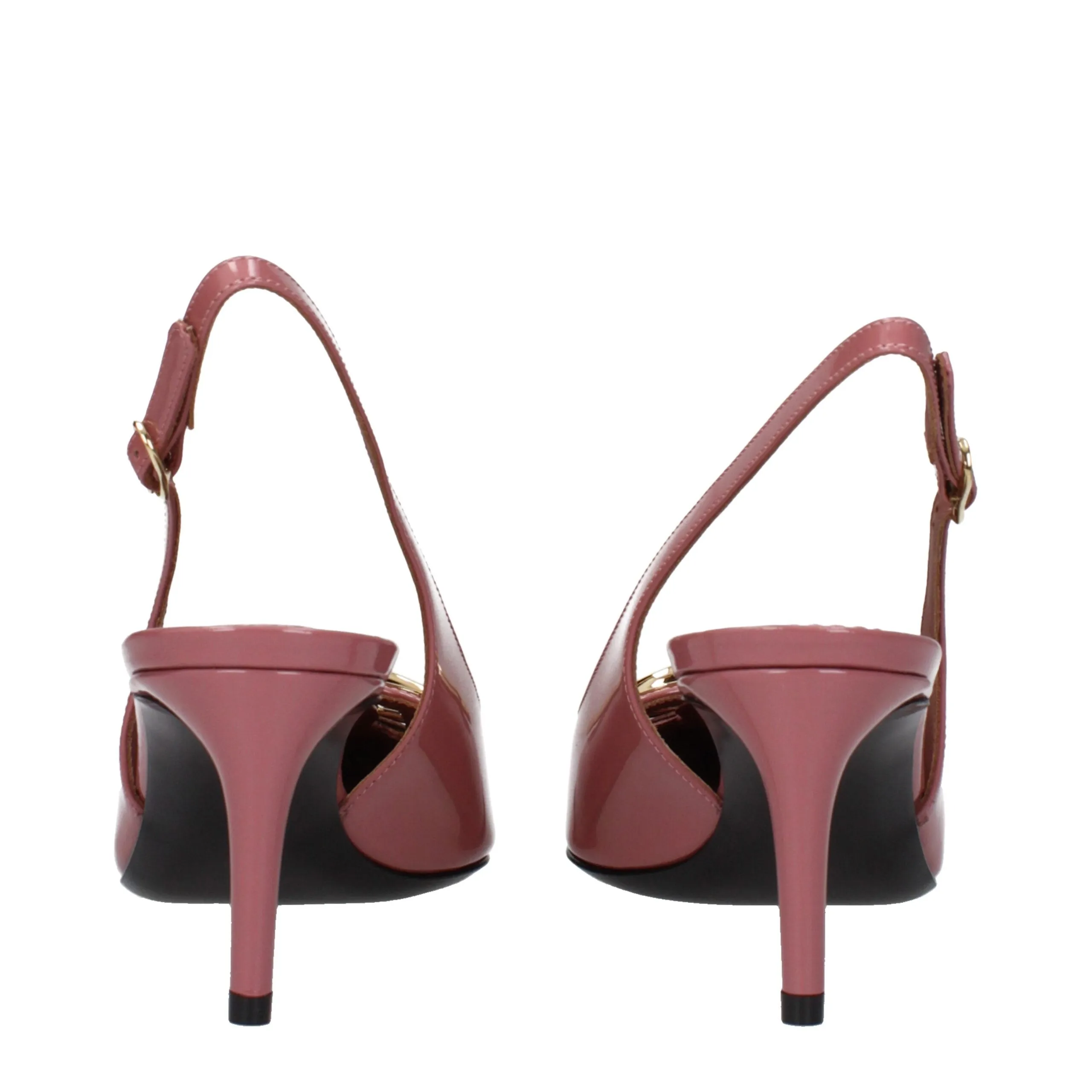 Dolce & Gabbana Pink Leather High Heel Pumps sold by Siebentaschen product image thumbnail 5