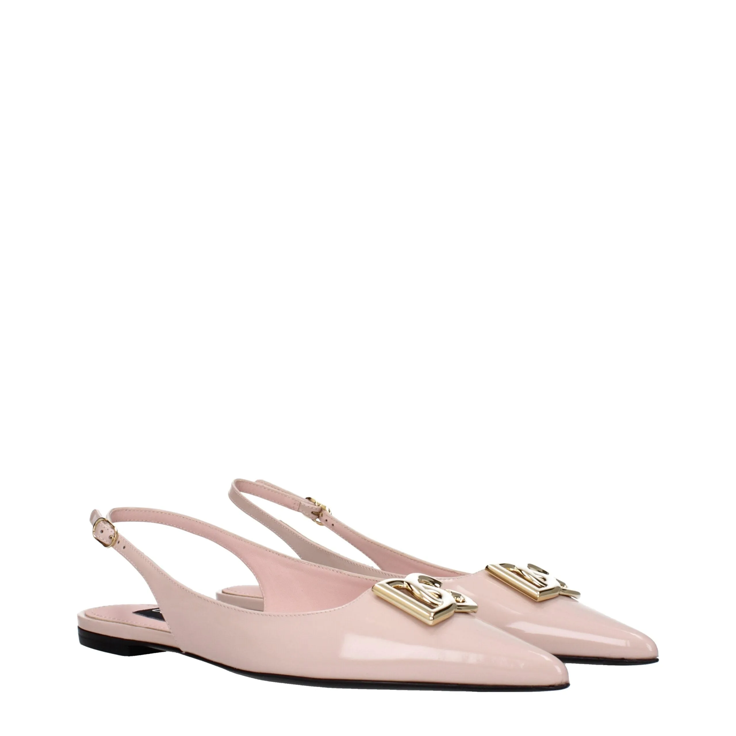 Dolce & Gabbana Pink Leather Ballet Flats sold by Siebentaschen product image thumbnail 2