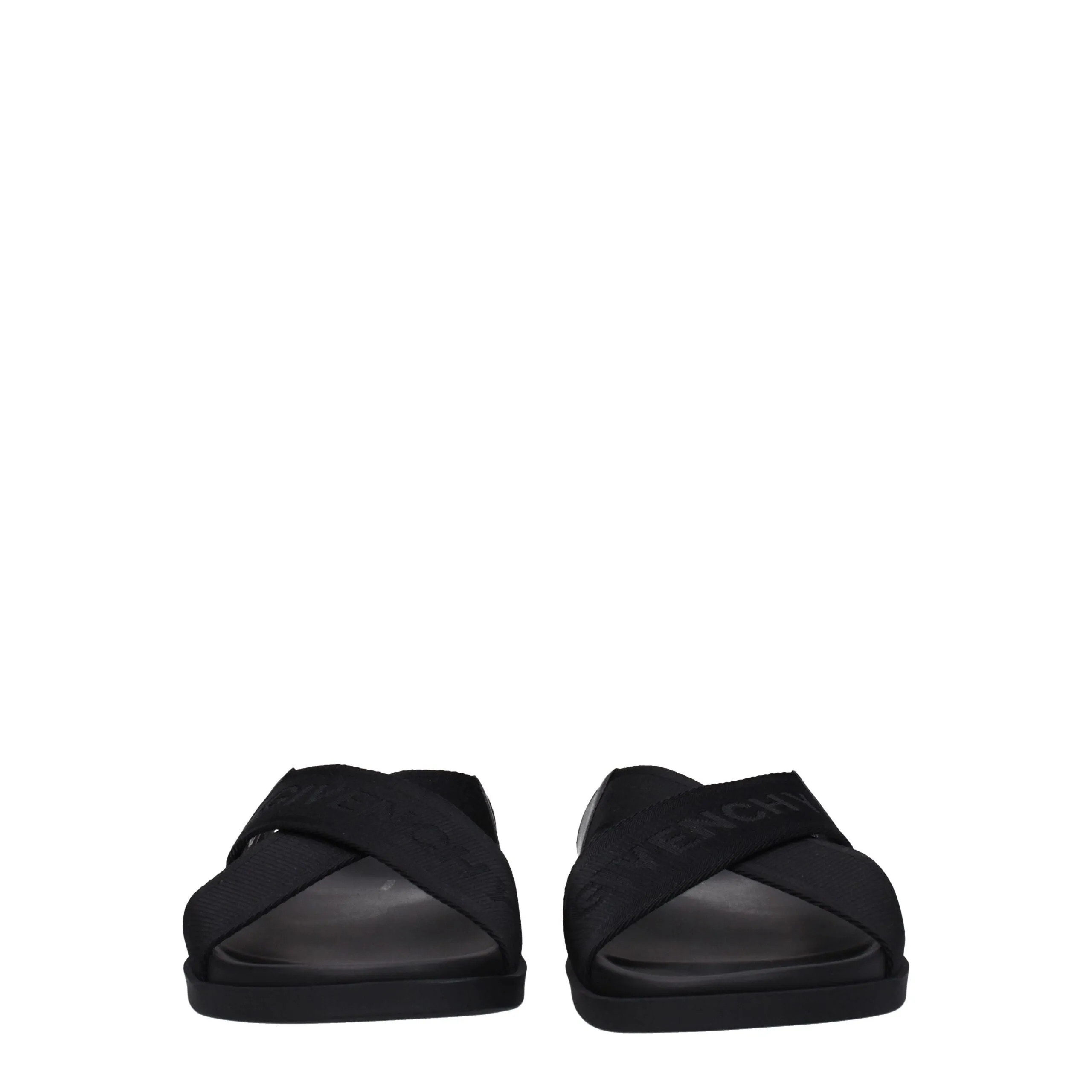 Givenchy Black Fabric Slippers sold by Siebentaschen product image thumbnail 3