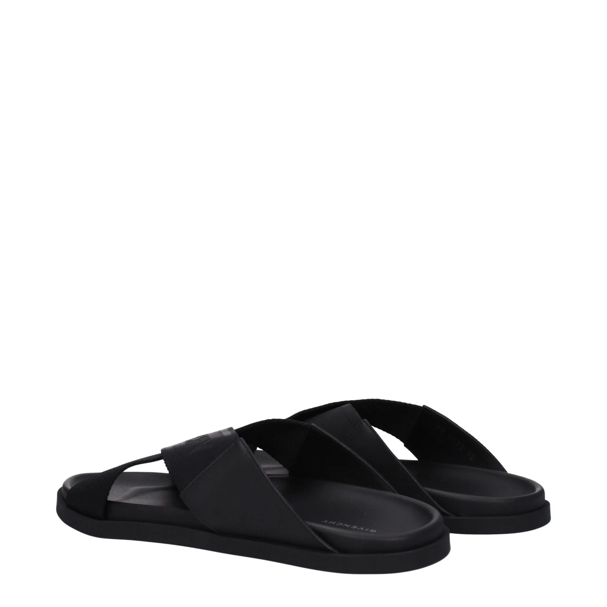 Givenchy Black Fabric Slippers sold by Siebentaschen product image thumbnail 4