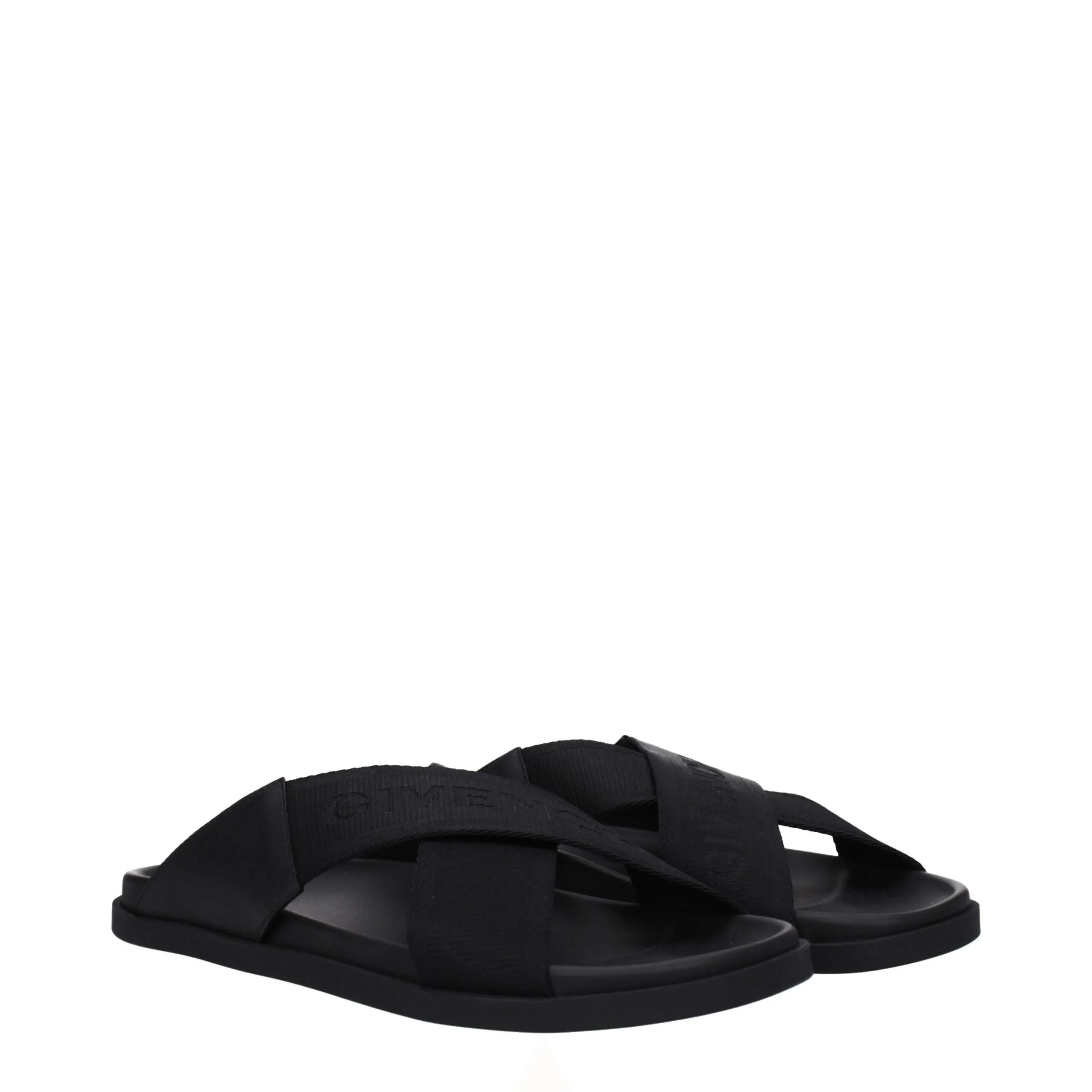 Givenchy Black Fabric Slippers sold by Siebentaschen product image thumbnail 2
