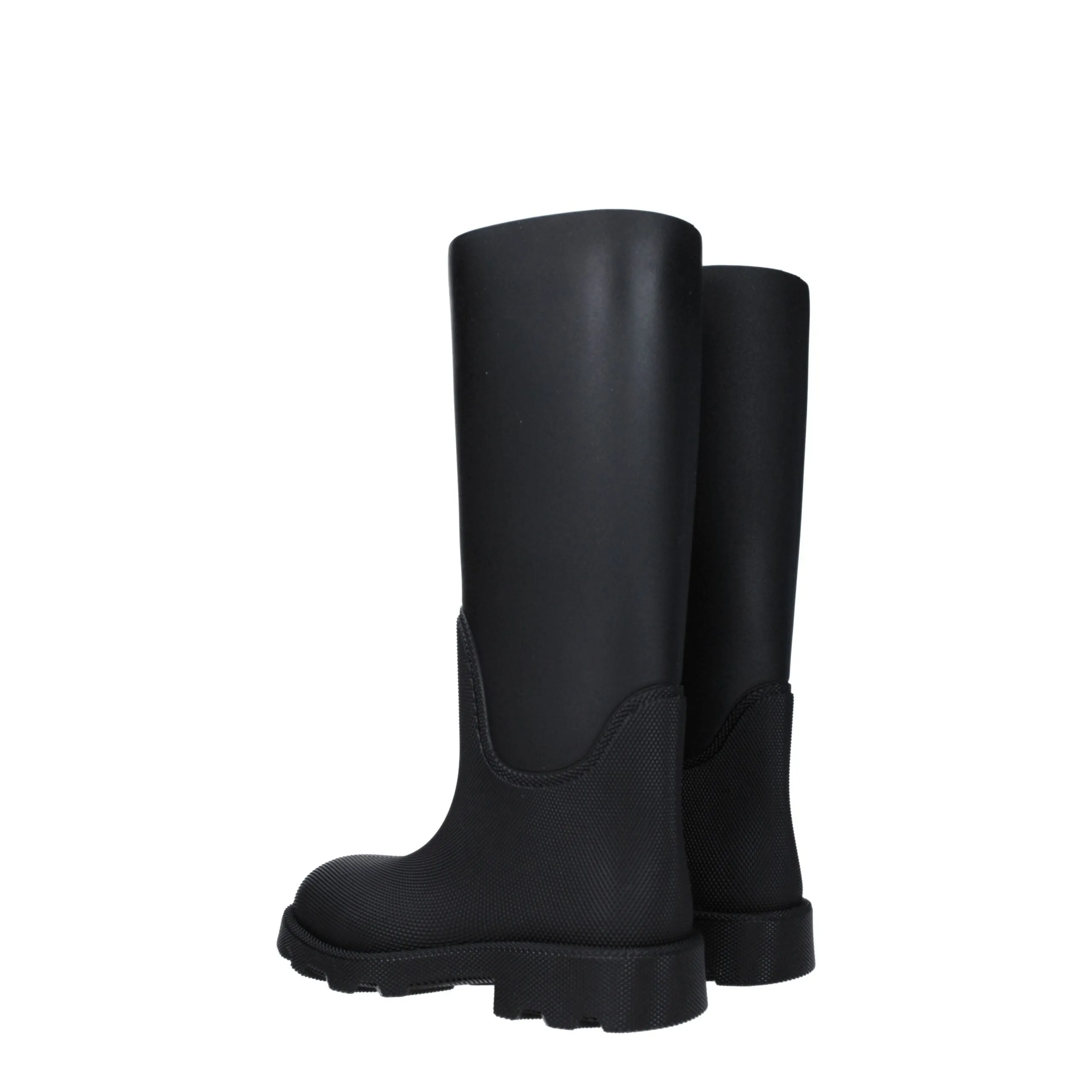 Burberry Black Cotton Rain Boots sold by Siebentaschen product image thumbnail 4