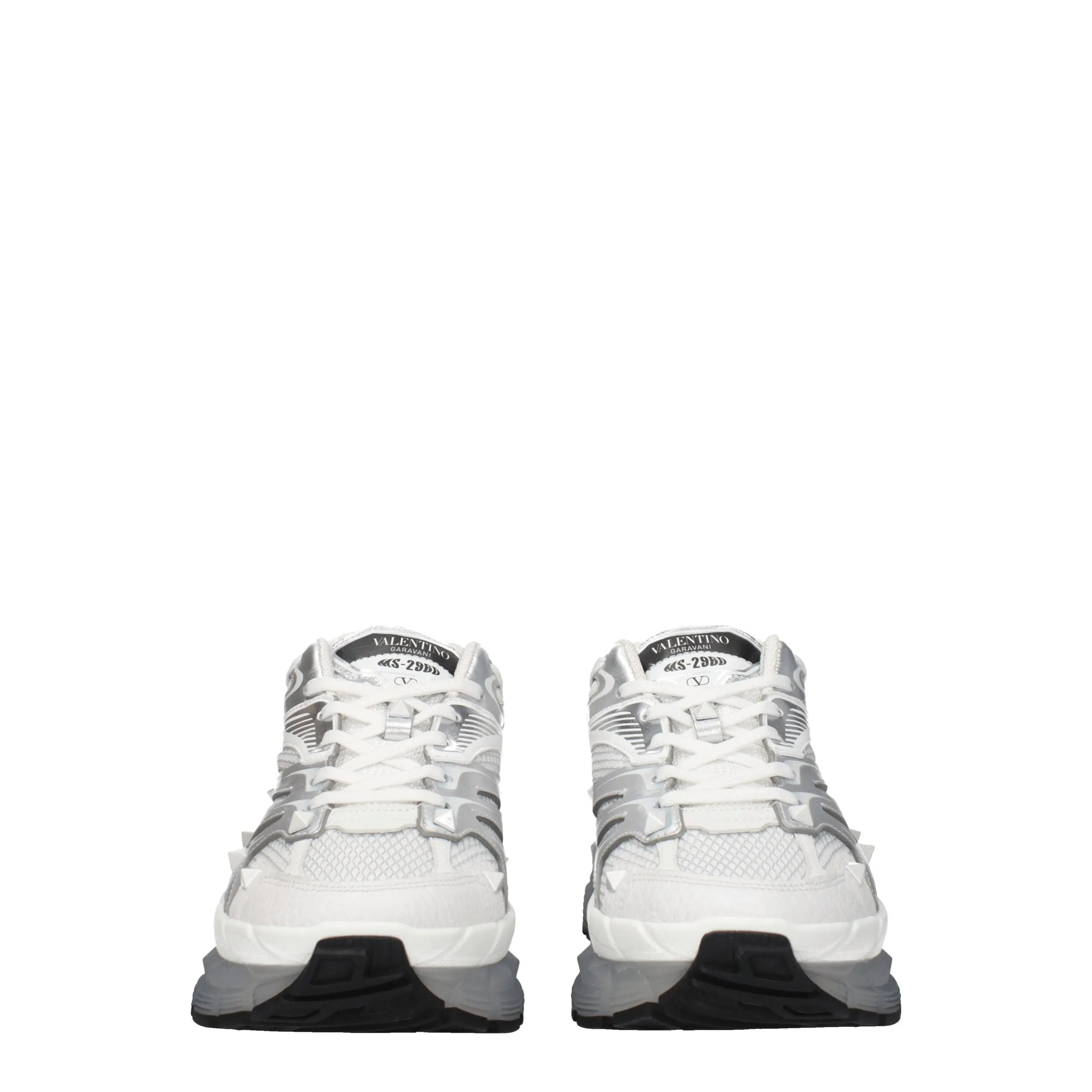 Valentino Garavani White Fabric Athletic Sneakers sold by Siebentaschen product image thumbnail 3