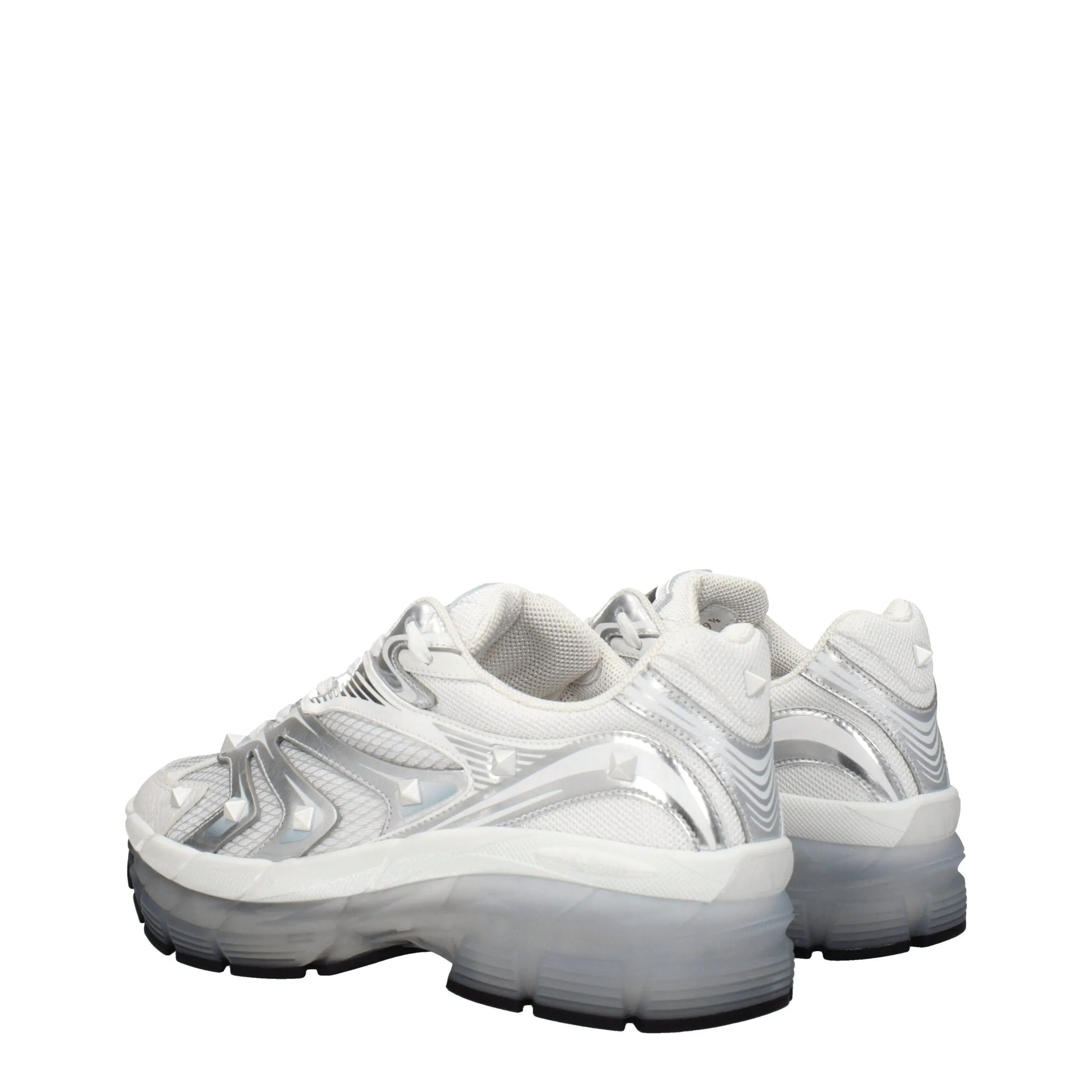 Valentino Garavani White Fabric Athletic Sneakers sold by Siebentaschen product image thumbnail 4