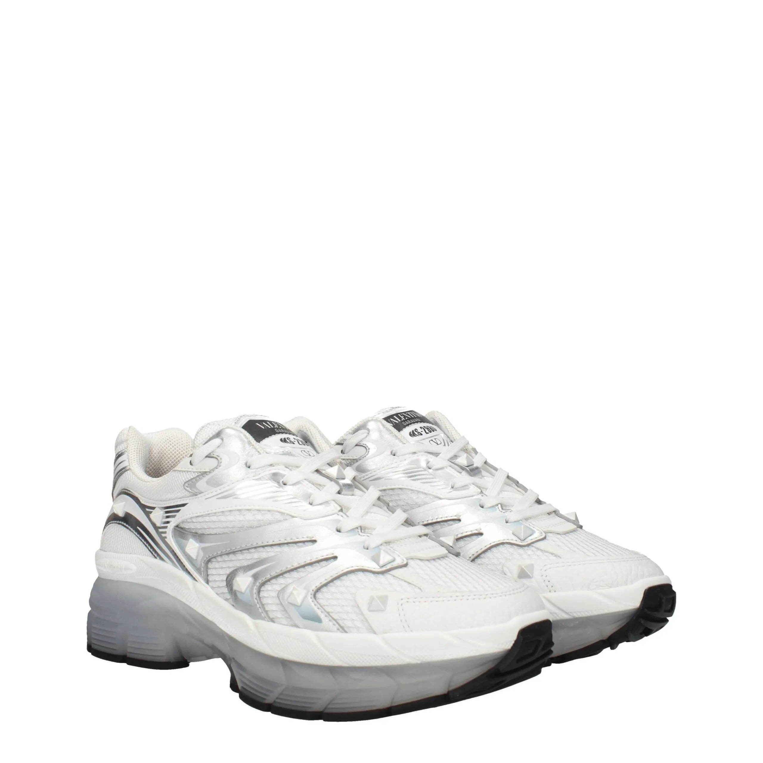 Valentino Garavani White Fabric Athletic Sneakers sold by Siebentaschen product image thumbnail 2