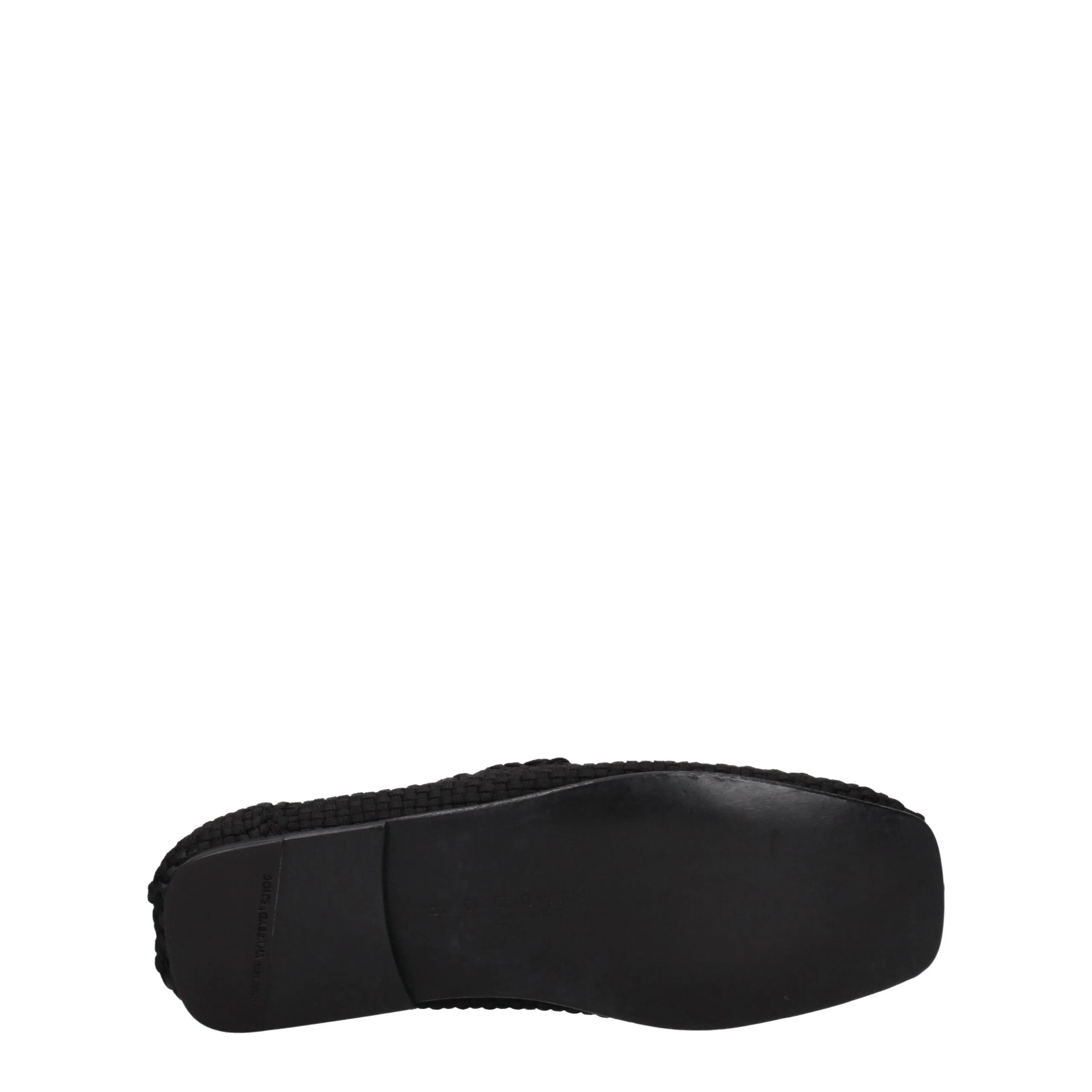 Dolce & Gabbana Black Fabric Slip-On Loafers sold by Siebentaschen product image thumbnail 5