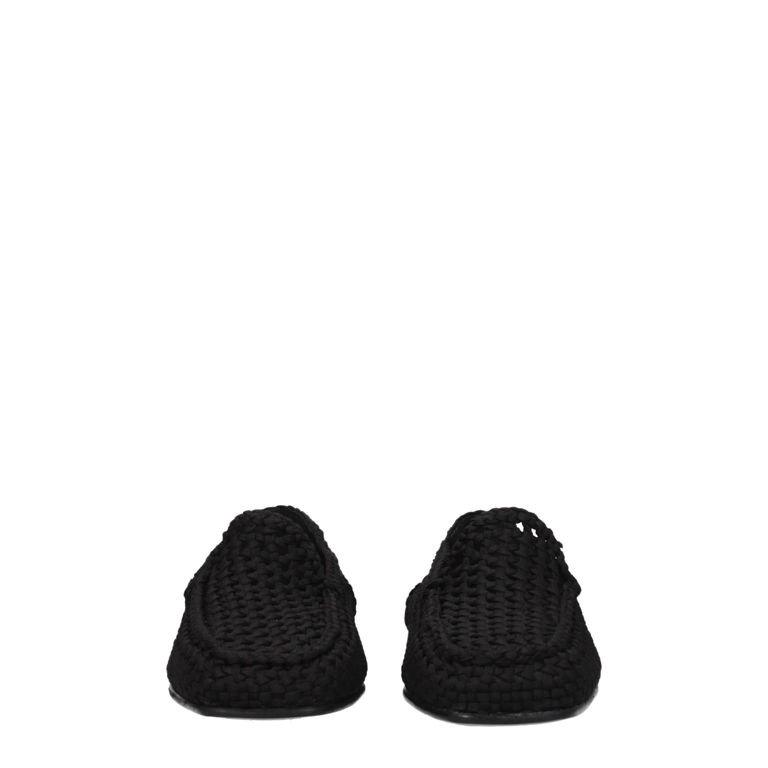 Dolce & Gabbana Black Fabric Slip-On Loafers sold by Siebentaschen product image thumbnail 3