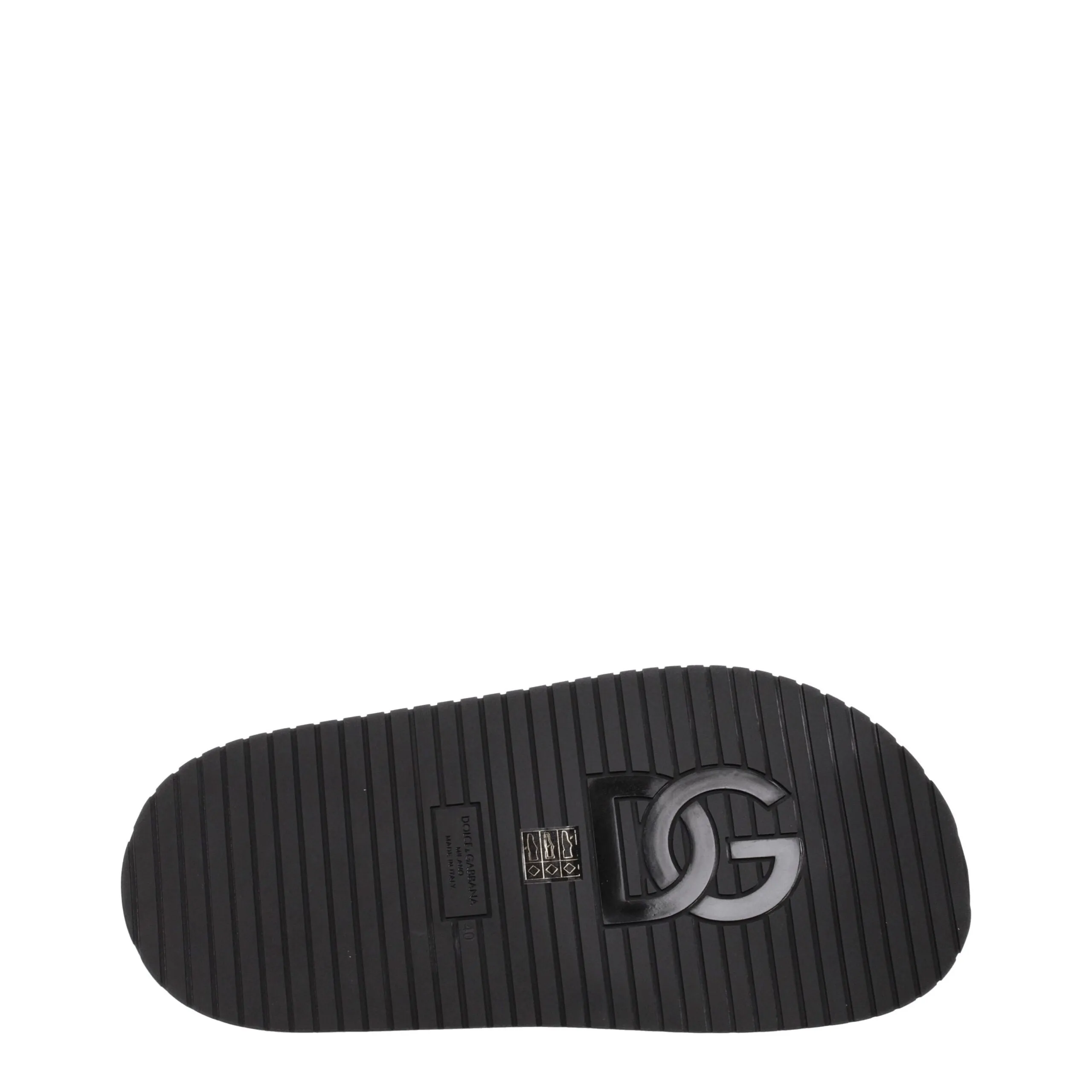 Dolce & Gabbana Black Leather Slippers sold by Siebentaschen product image thumbnail 5