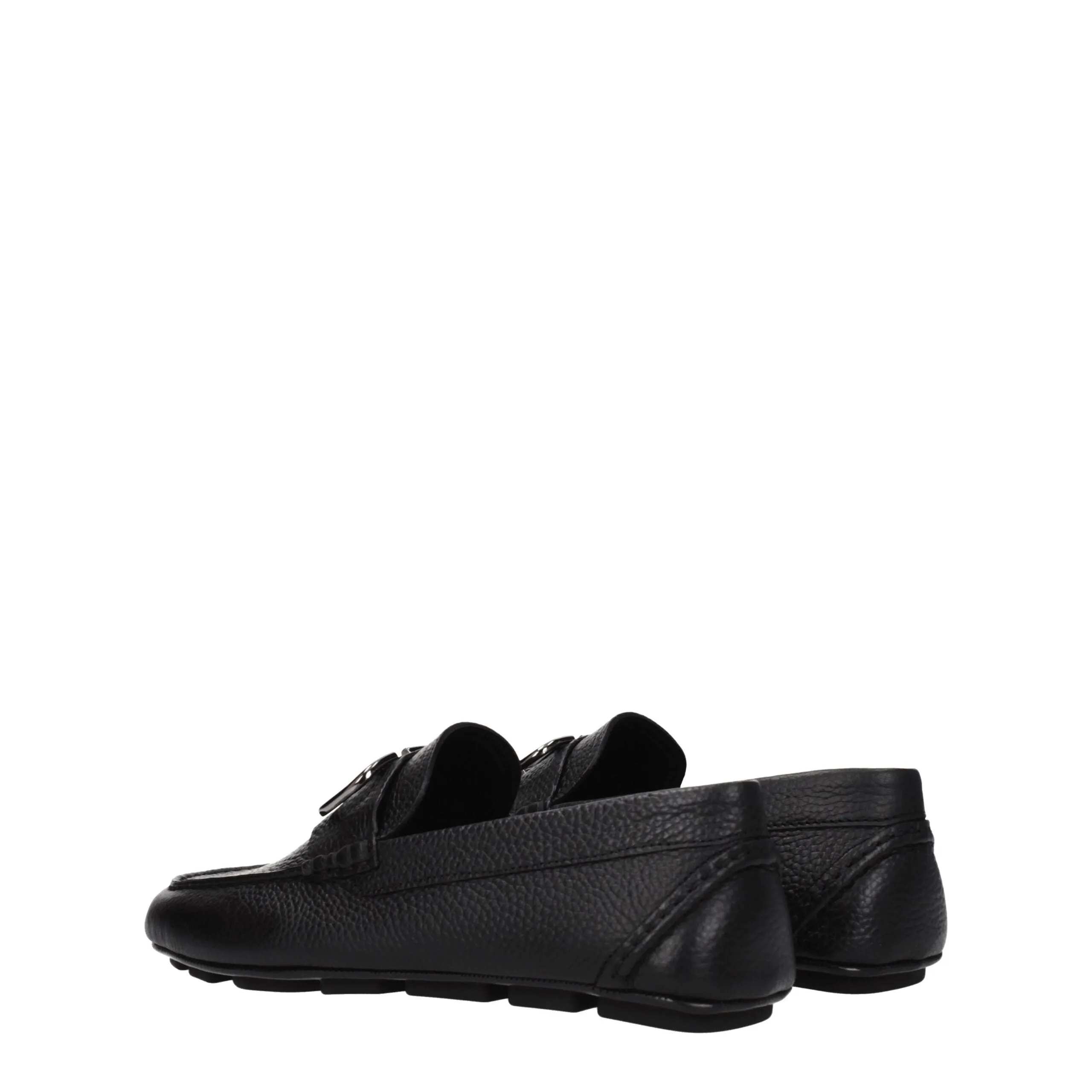 Valentino Garavani Black Leather Slip-On Loafers sold by Siebentaschen product image thumbnail 4