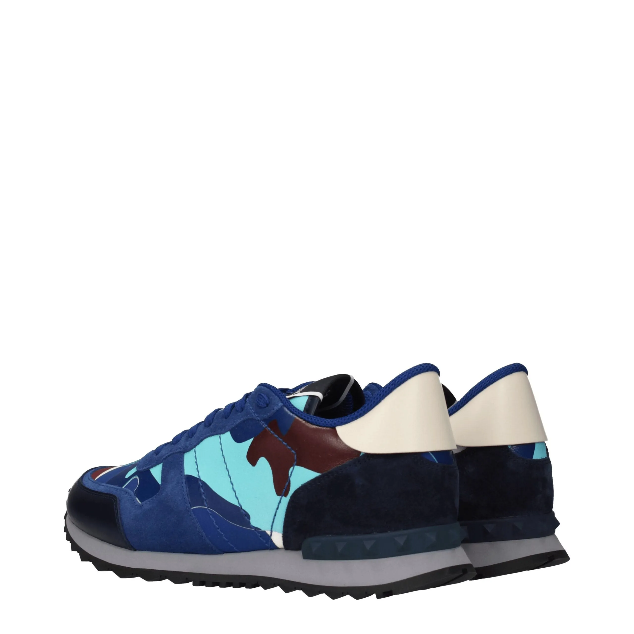 Valentino Garavani Blue Leather Athletic Sneakers sold by Siebentaschen product image thumbnail 4