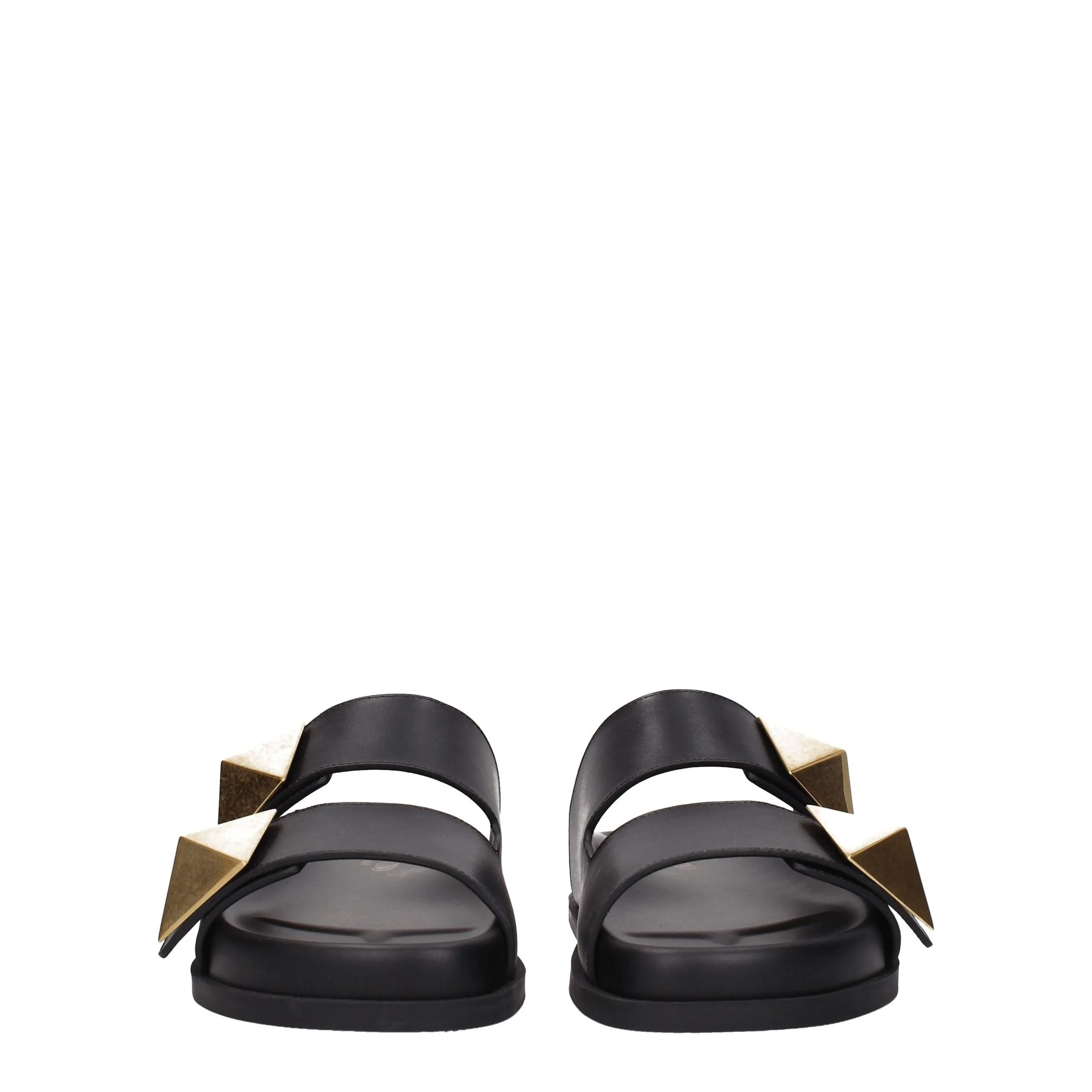 Valentino Garavani Black Leather Slippers sold by Siebentaschen product image thumbnail 3