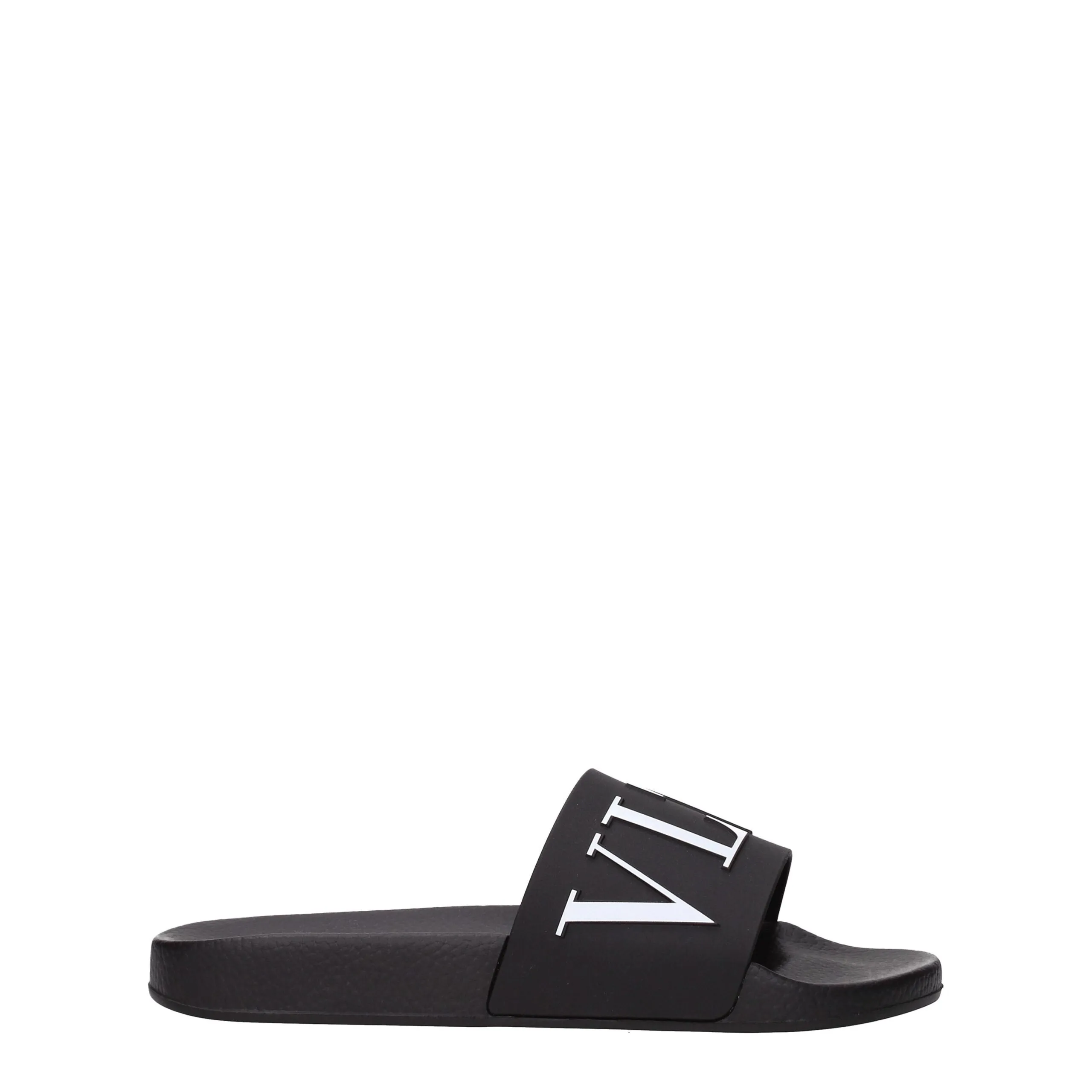 Valentino Garavani Black Cotton Slippers sold by Siebentaschen