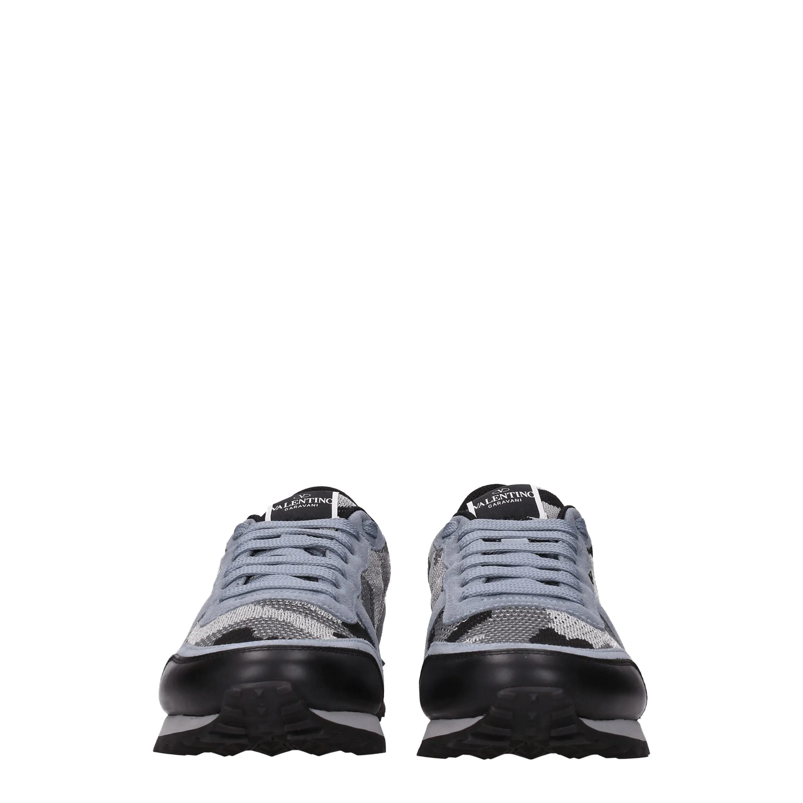 Valentino Garavani Gray Fabric Athletic Sneakers sold by Siebentaschen product image thumbnail 3