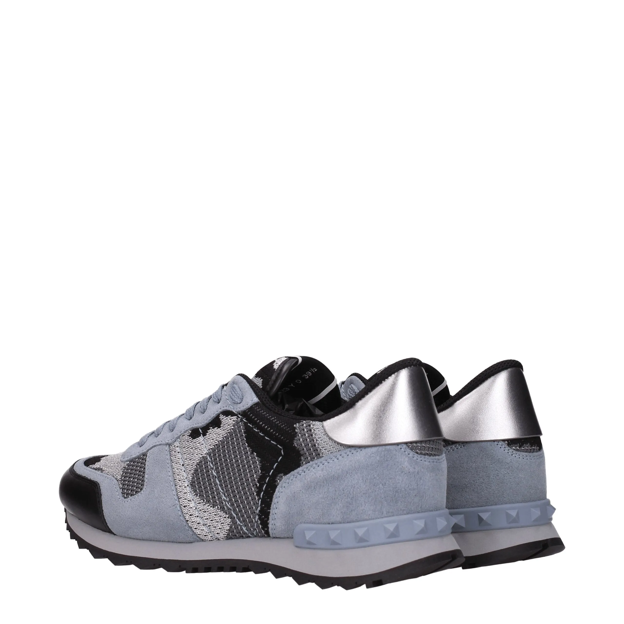 Valentino Garavani Gray Fabric Athletic Sneakers sold by Siebentaschen product image thumbnail 4