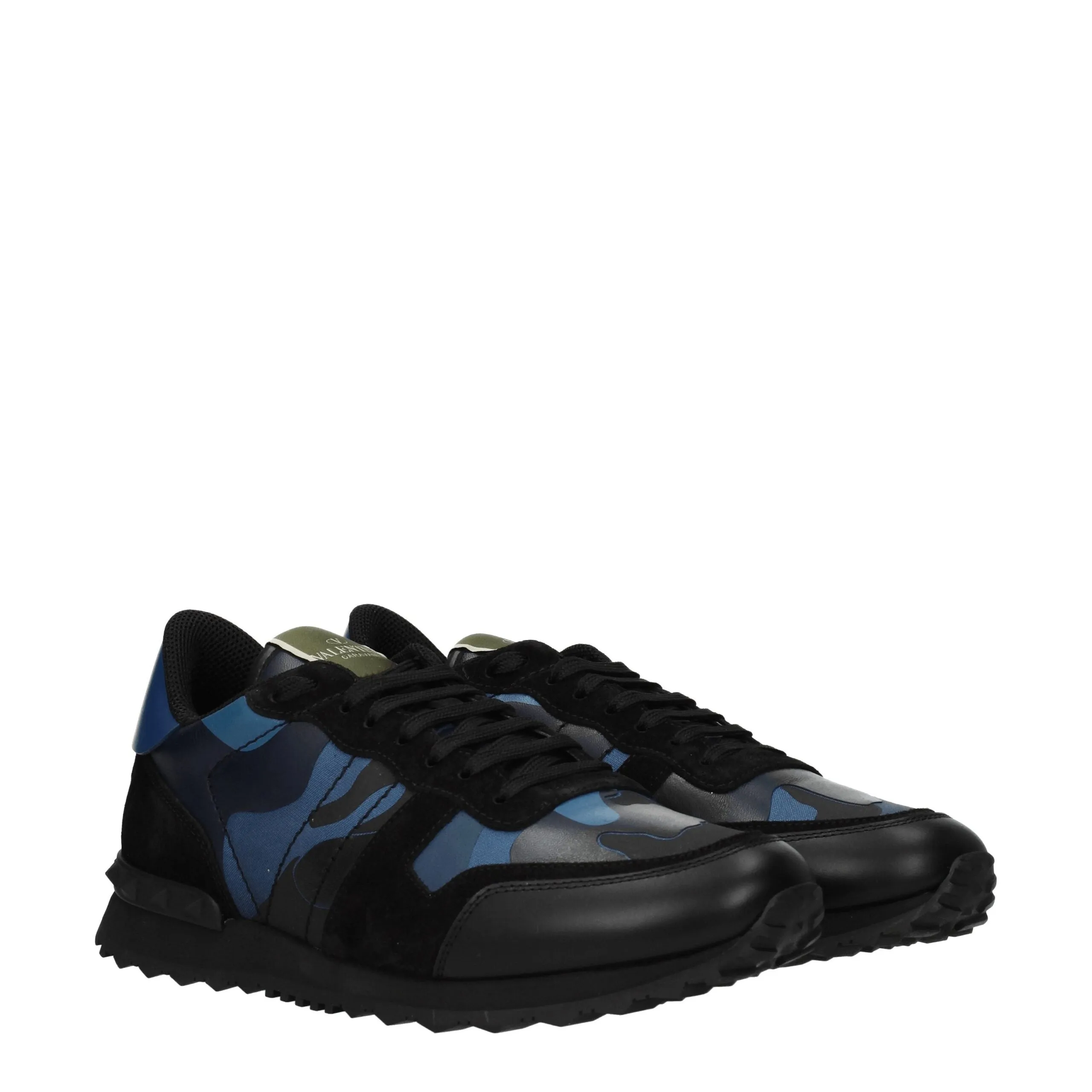 Valentino Garavani Blue Leather Low Top Sneakers sold by Siebentaschen product image thumbnail 2