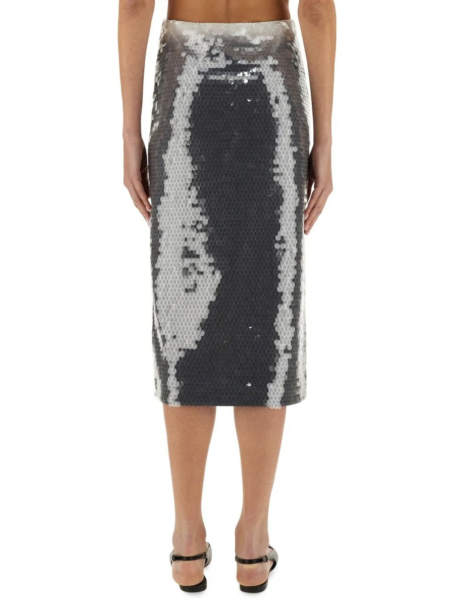 Sportmax "TOANO" SEQUINED SKIRT sold by Siebentaschen product image thumbnail 3