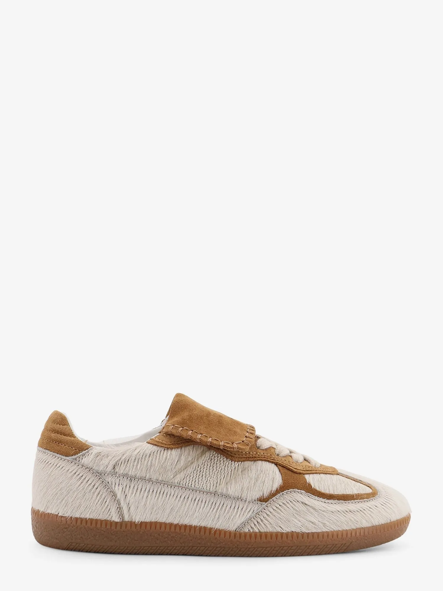 ALOHAS Tb.490 pony skin low-top sneakers with suede inserts sold by Siebentaschen