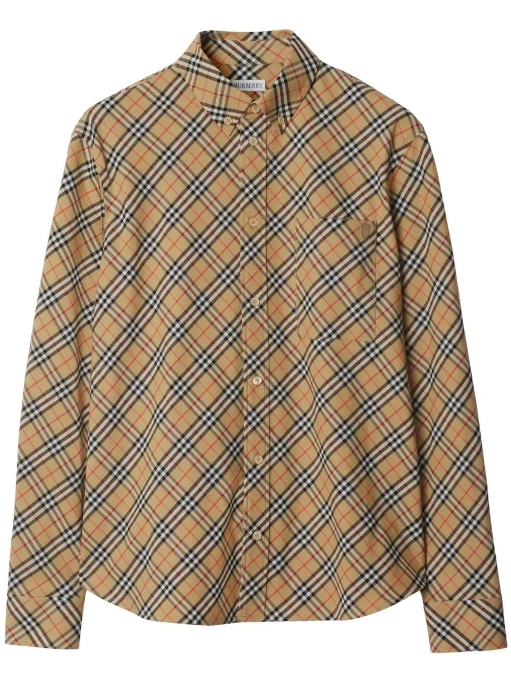 Burberry checked cotton shirt sold by Siebentaschen product image thumbnail 5
