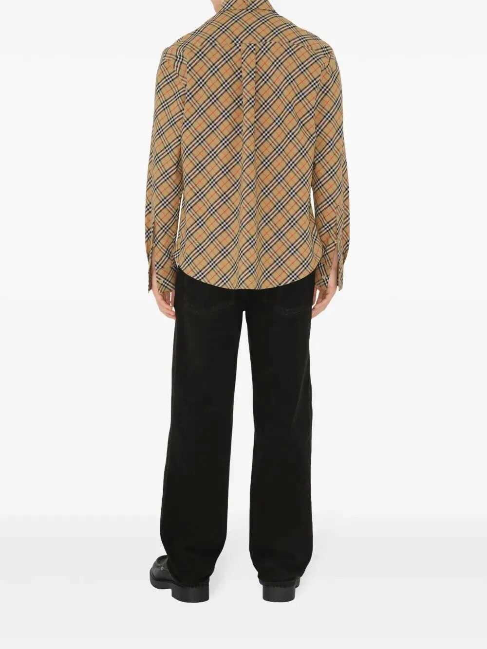 Burberry checked cotton shirt sold by Siebentaschen product image thumbnail 2