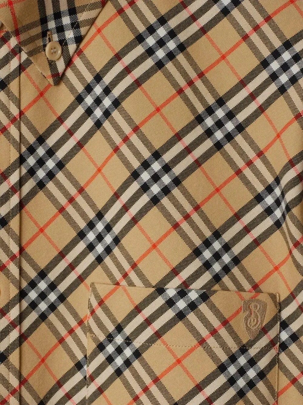 Burberry checked cotton shirt sold by Siebentaschen product image thumbnail 4