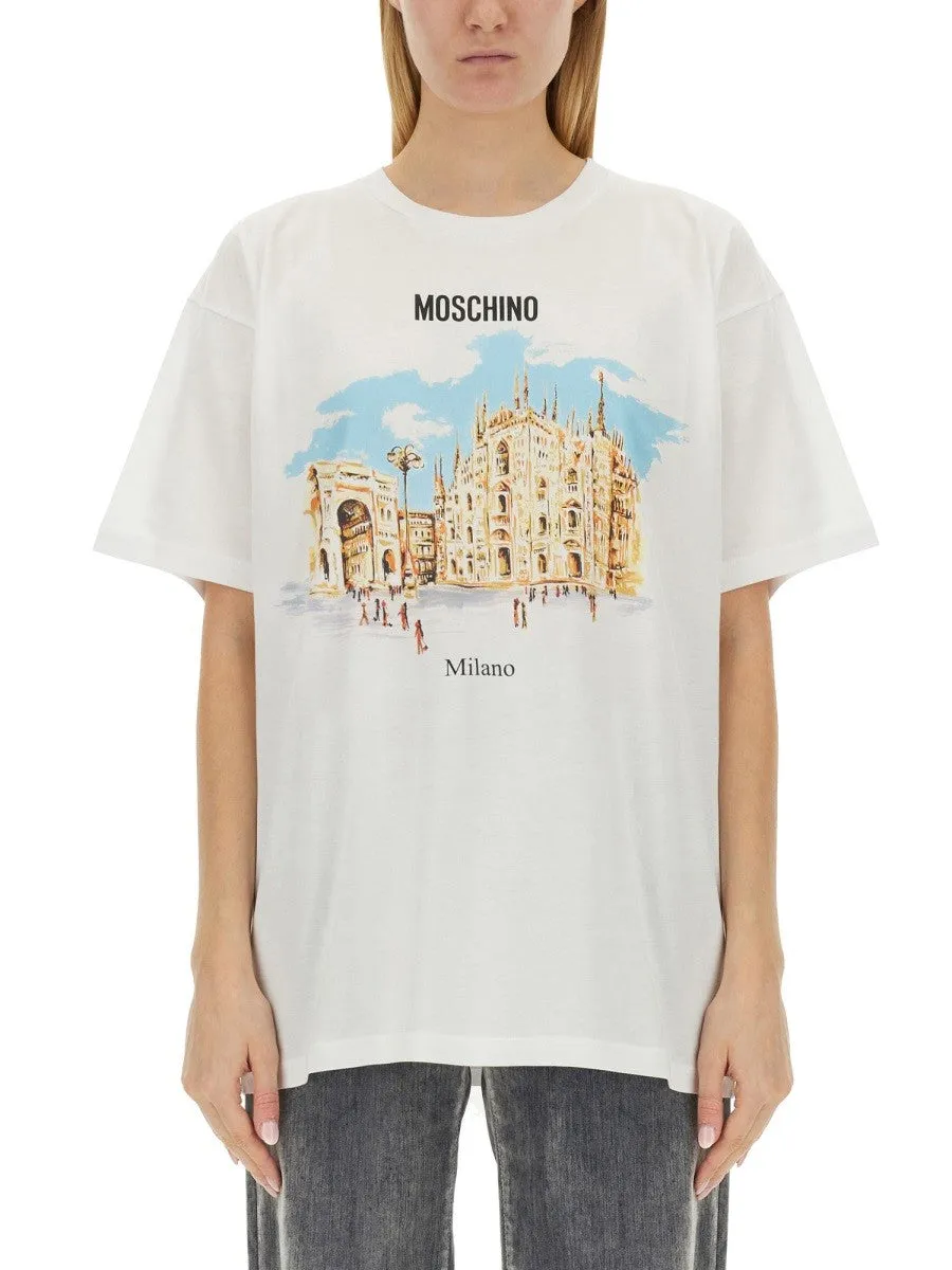 Moschino T-SHIRT WITH LOGO sold by Siebentaschen