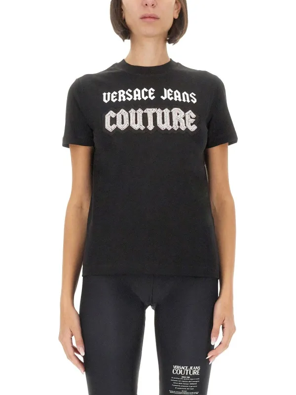 Versace Jeans Couture T-SHIRT WITH LOGO sold by Siebentaschen