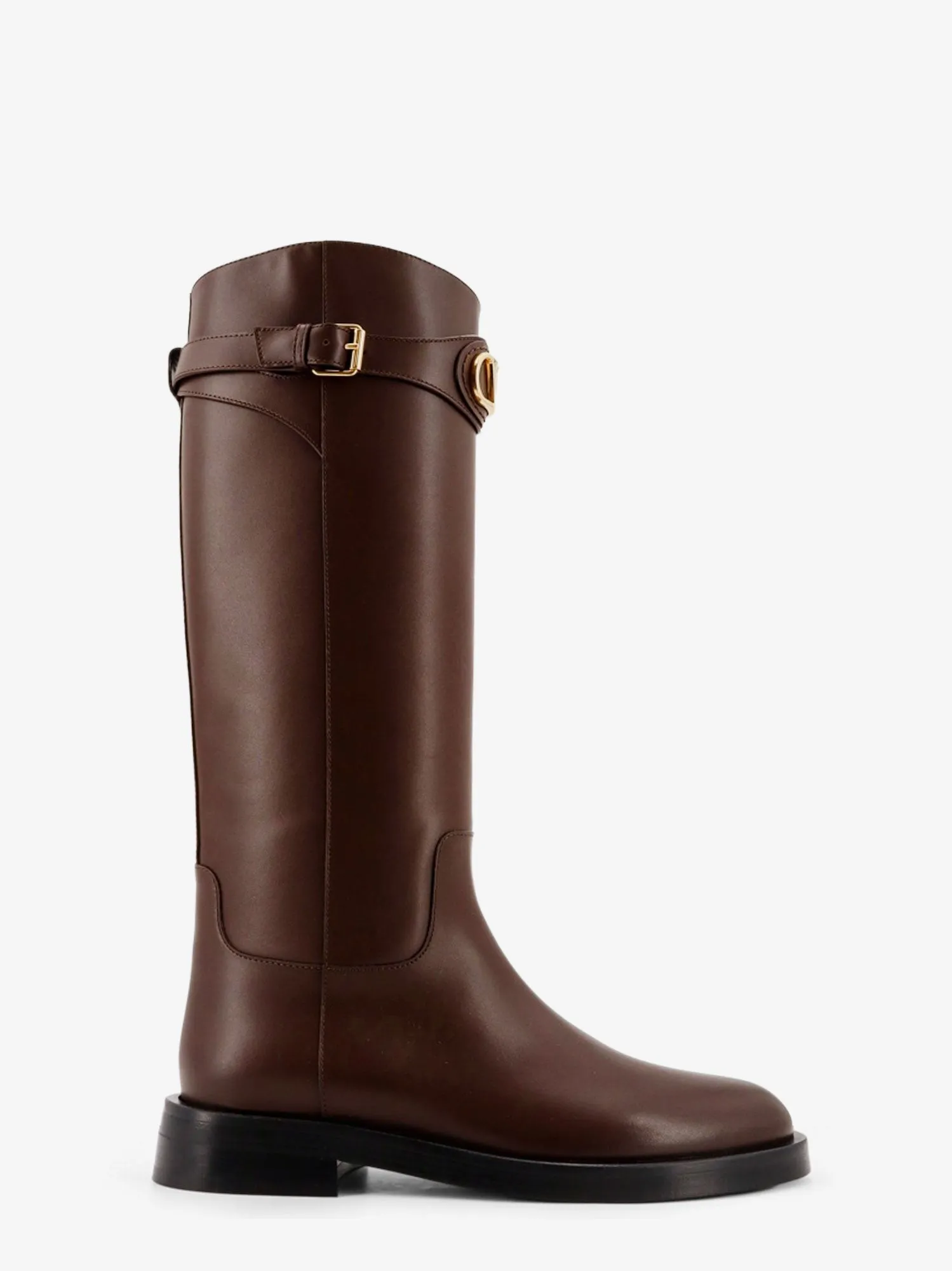 Valentino Garavani VLogo Signature Leather Boots sold by Siebentaschen