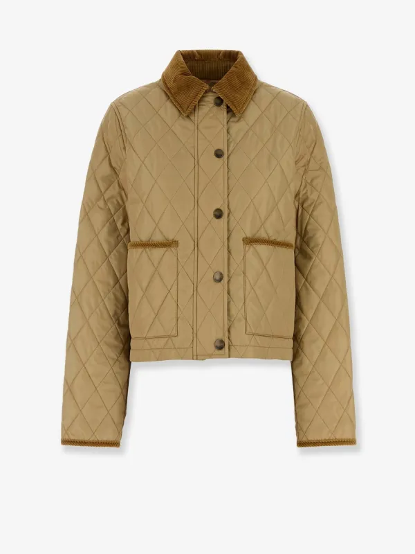 Burberry Quilted nylon jacket sold by Siebentaschen