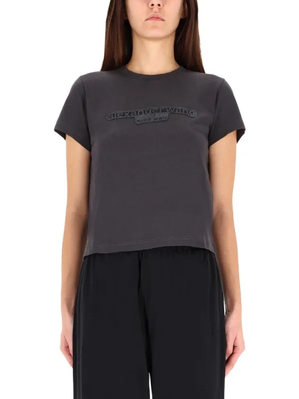 Alexander Wang EMBOSSED LOGO T-SHIRT sold by Siebentaschen