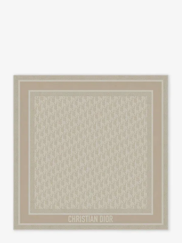 Dior Dior Oblique silk twill foulard sold by Siebentaschen