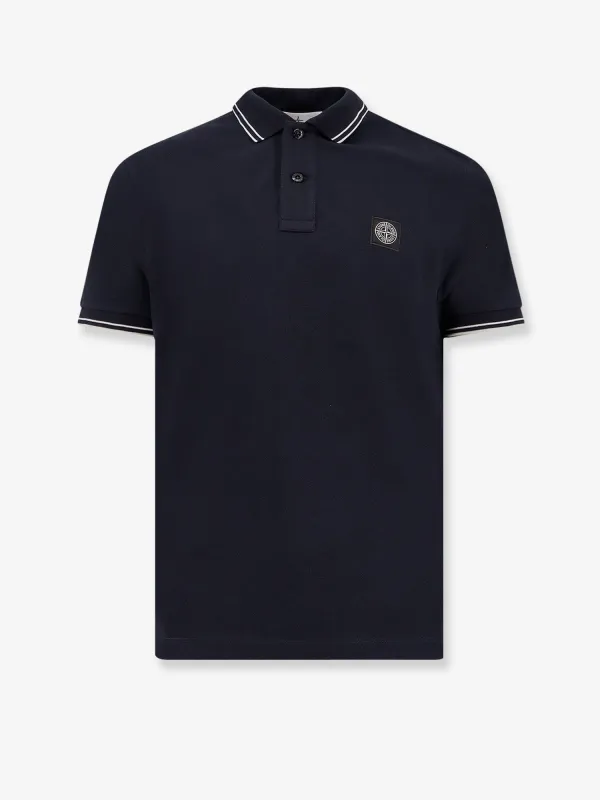 Stone Island Organic cotton polo shirt sold by Siebentaschen