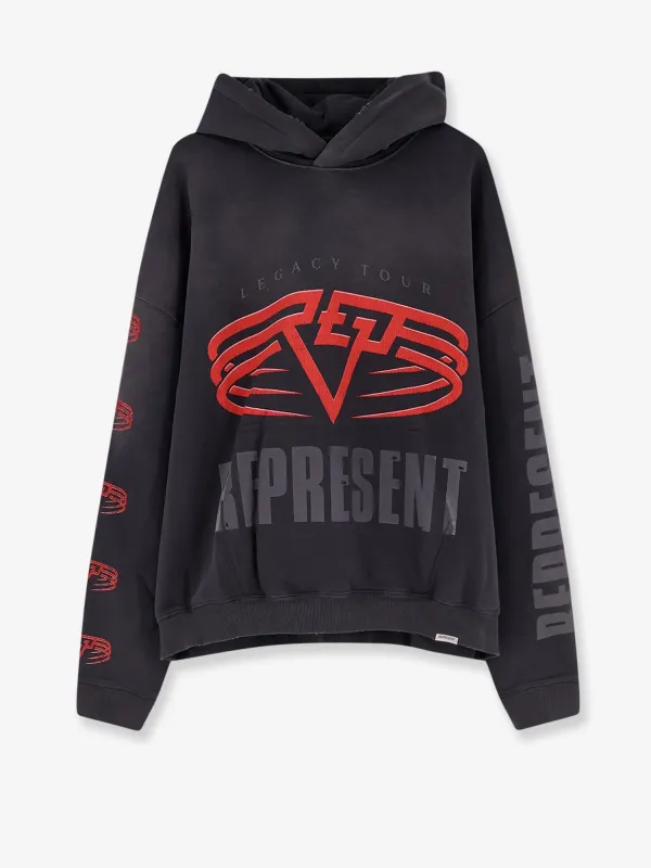 Represent Living Legacy reversible cotton hooded sweatshirt sold by Siebentaschen