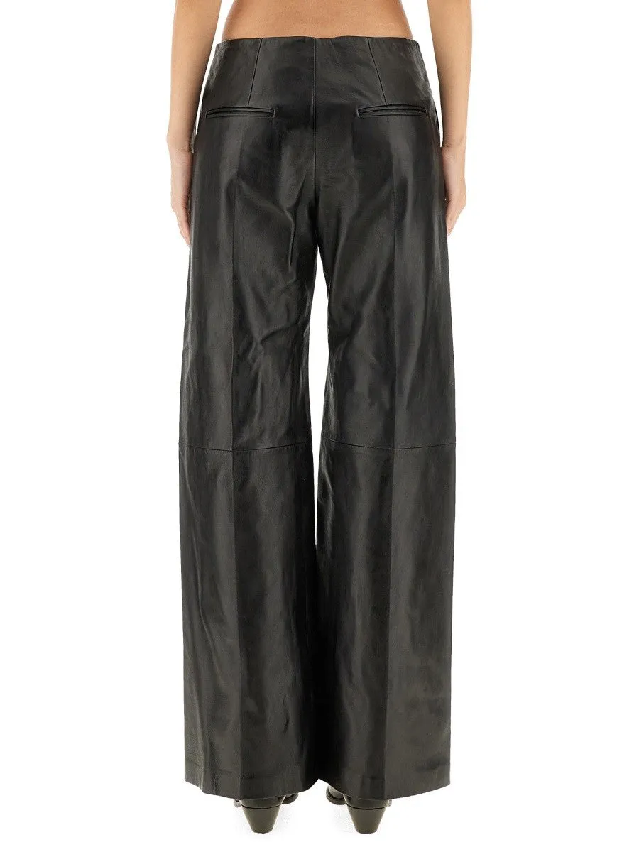 Isabel Marant LEATHER "CIARRA" PANTS sold by Siebentaschen product image thumbnail 3