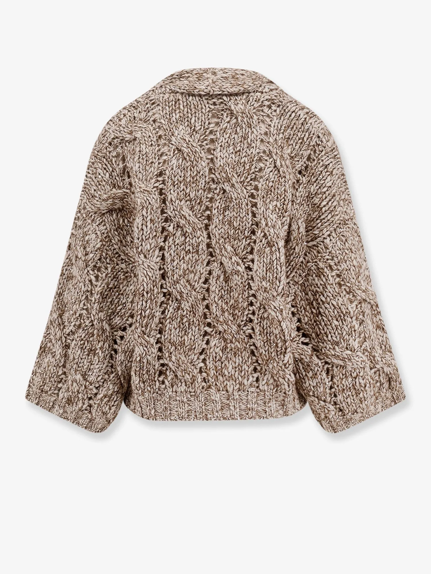 Brunello Cucinelli Wool and cashmere cardigan with sequins sold by Siebentaschen product image thumbnail 2