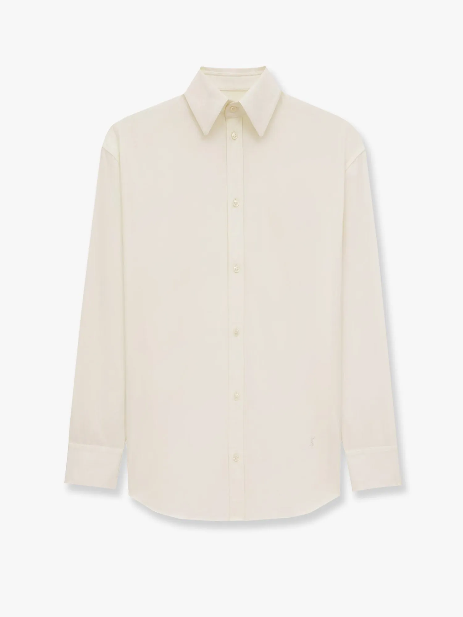 Saint Laurent Certified cotton shirt with Monogram embroidery sold by Siebentaschen