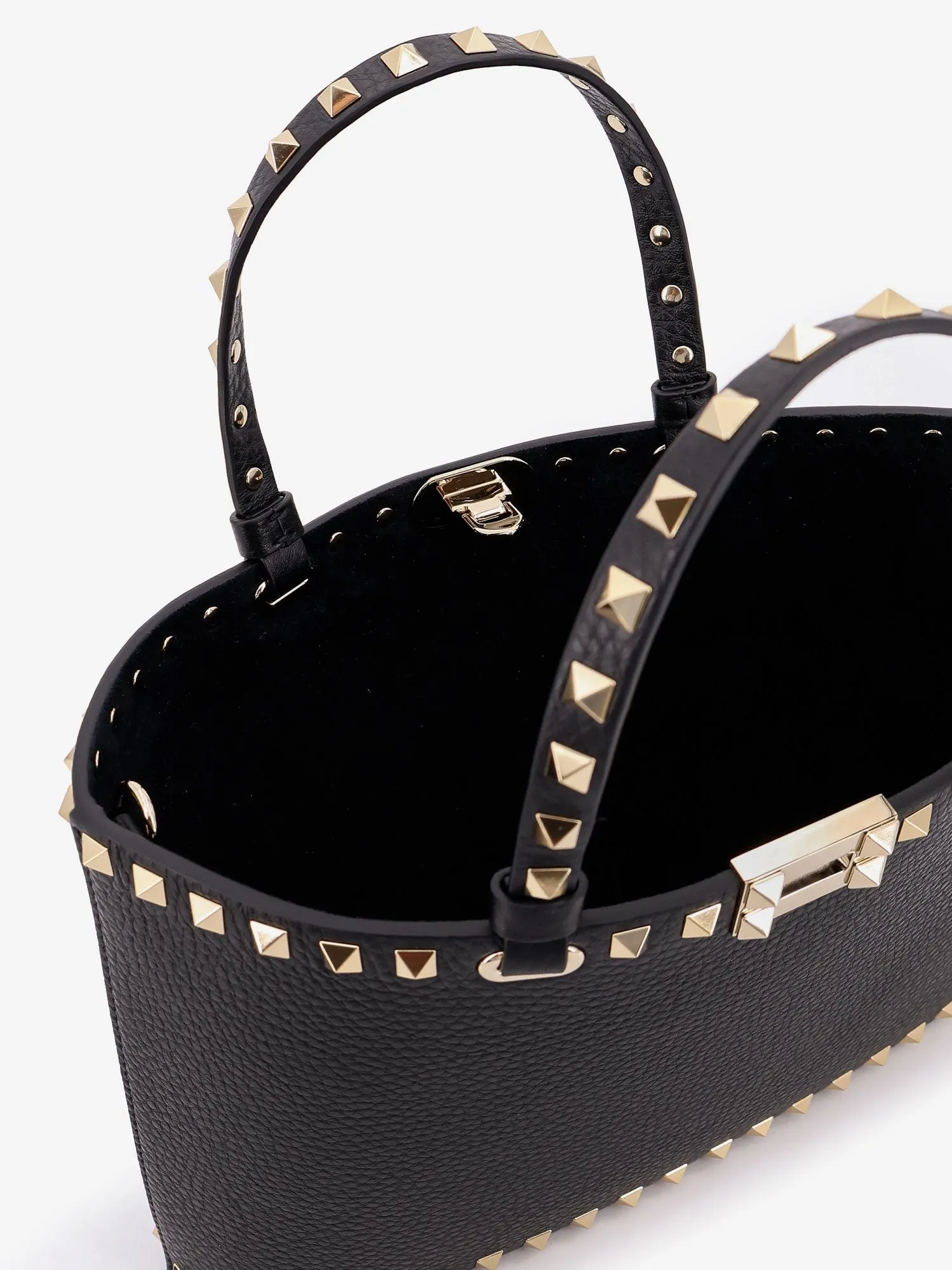 Valentino Garavani Rockstud Small Tote Valentino Garavani leather bag sold by Siebentaschen product image thumbnail 4